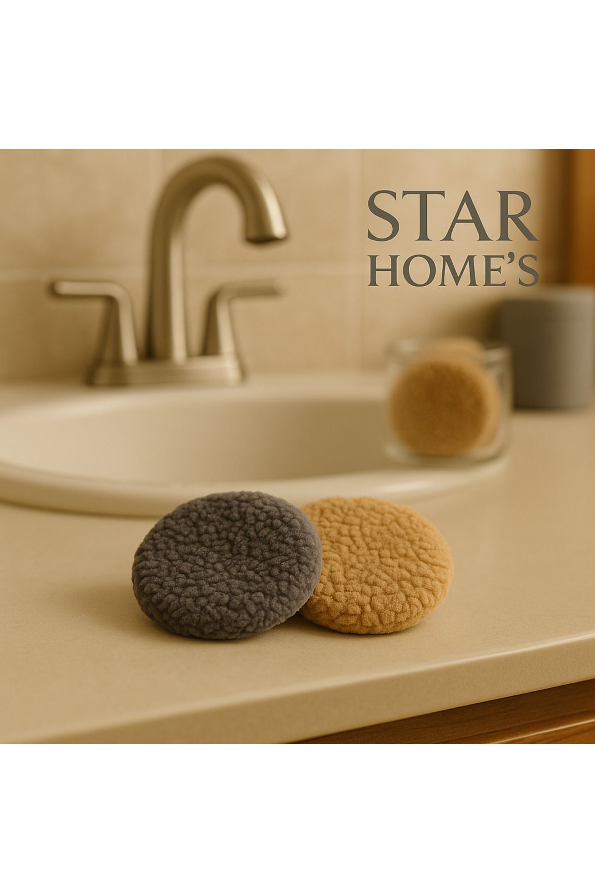 Yıkanabilir Makyaj Pamuğu 5’li Set | El Yapımı, Cilt Dostu, Tekrar Kullanılabilir – Star Home’s