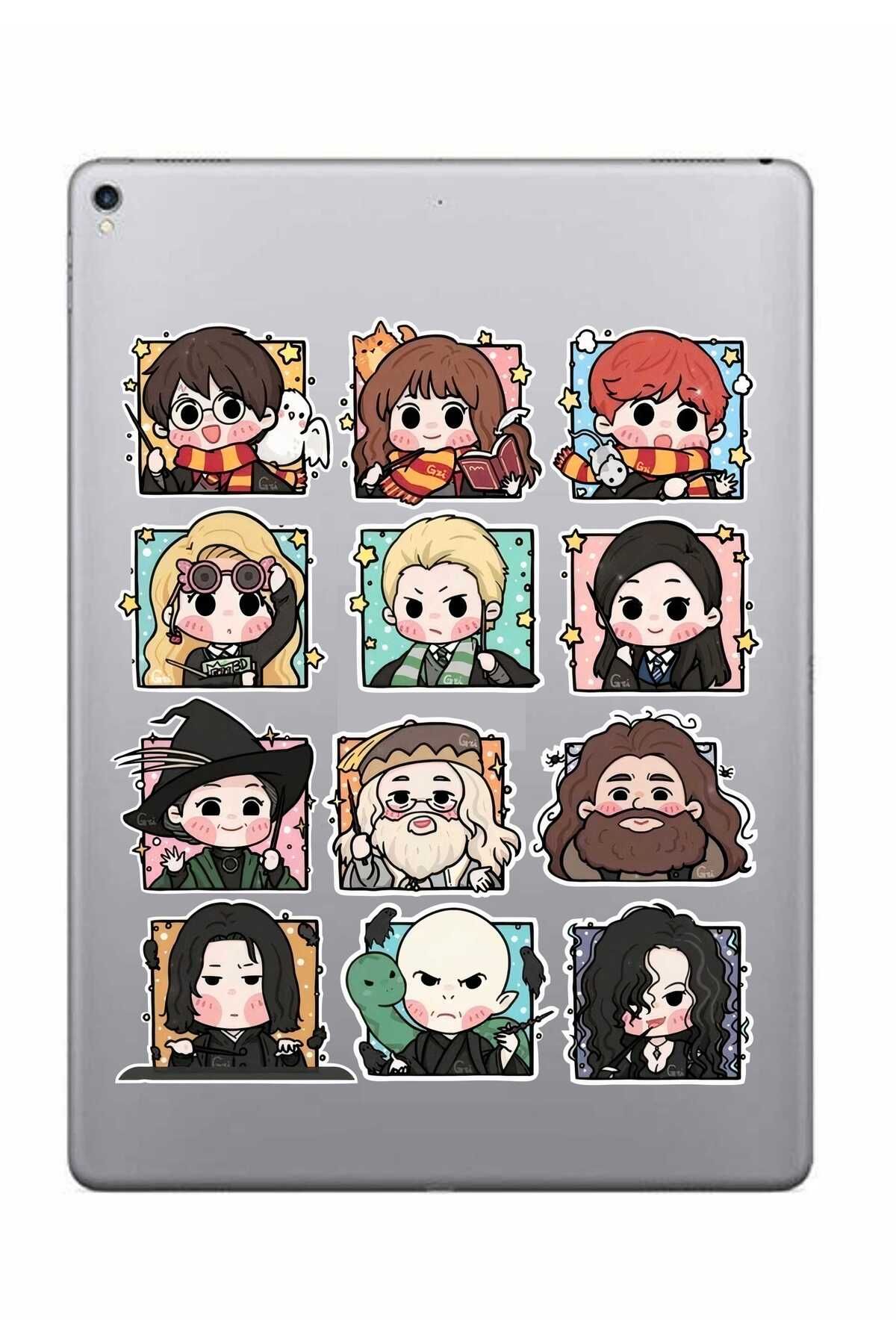 hediyenebak Harry Potter Pop Temalı Sticker Seti | Laptop Ajanda PC Tablet Telefon Defter Etiket Bullet Journal