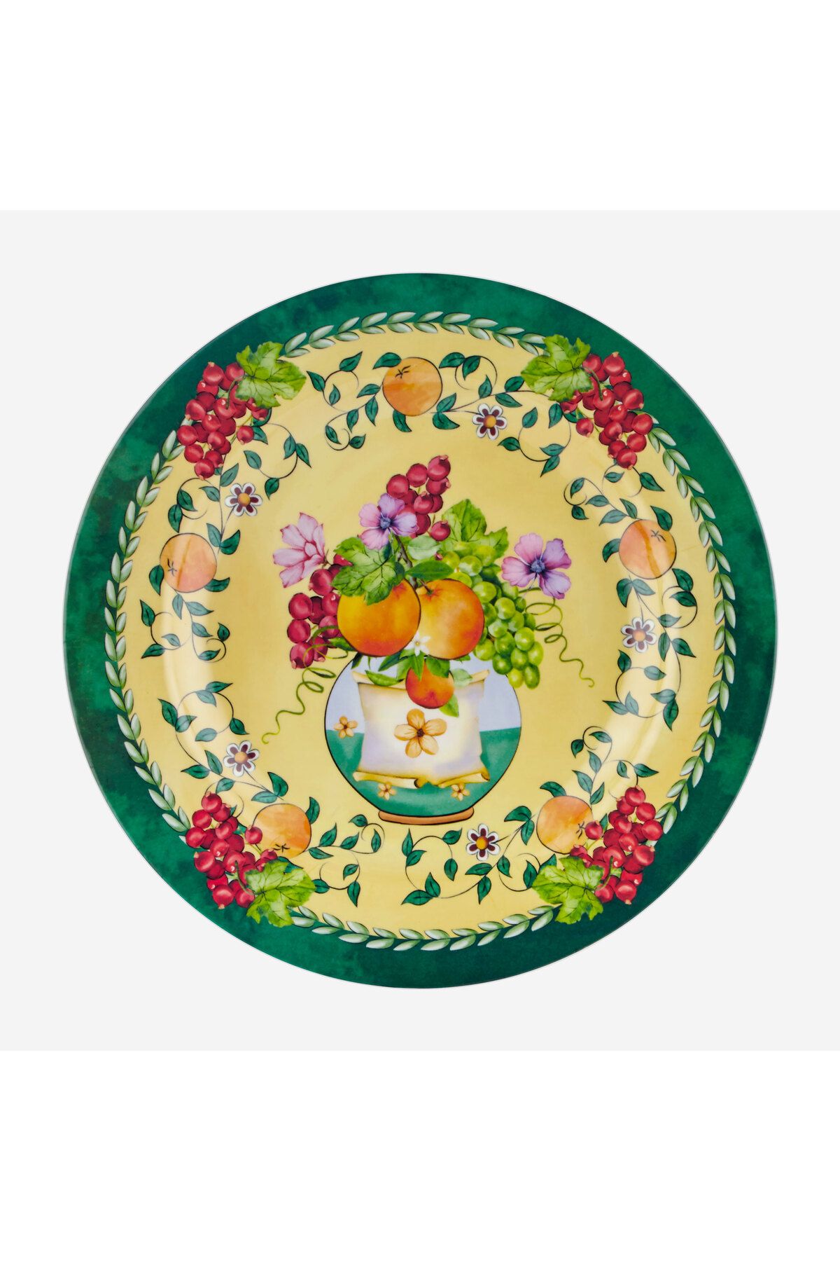 CHIARA ALESSI Carpe Diem Sarı Melamin Yemek Tabağı 28 Cm