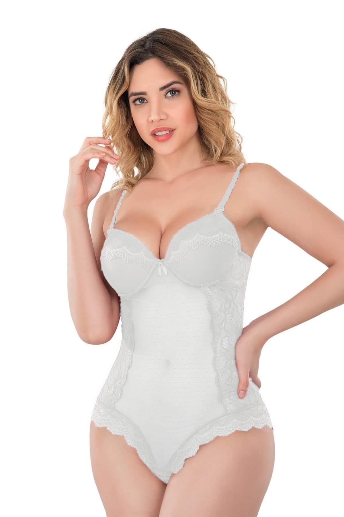Nemere EKRU MI Emay 176 Dantelli Body