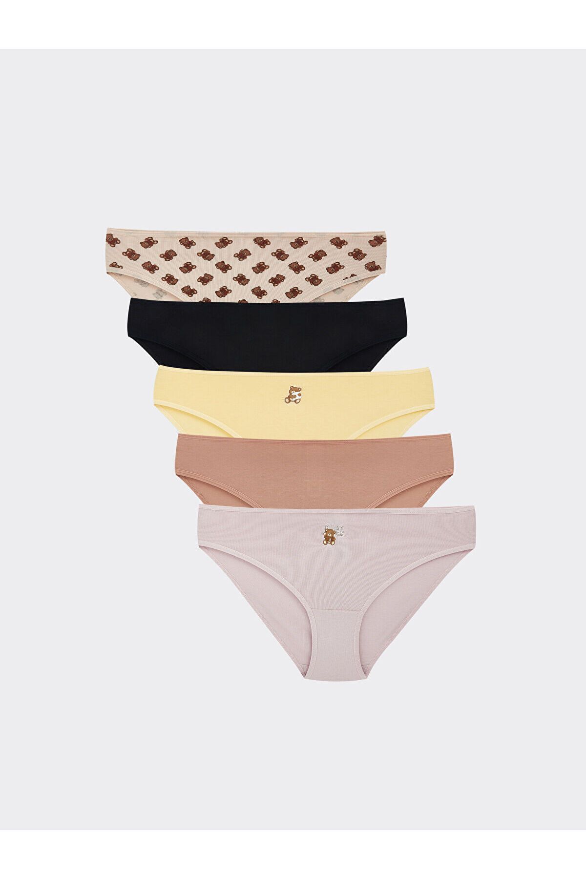 LC Waikiki Baskılı Bikini Külot 5'li Paket