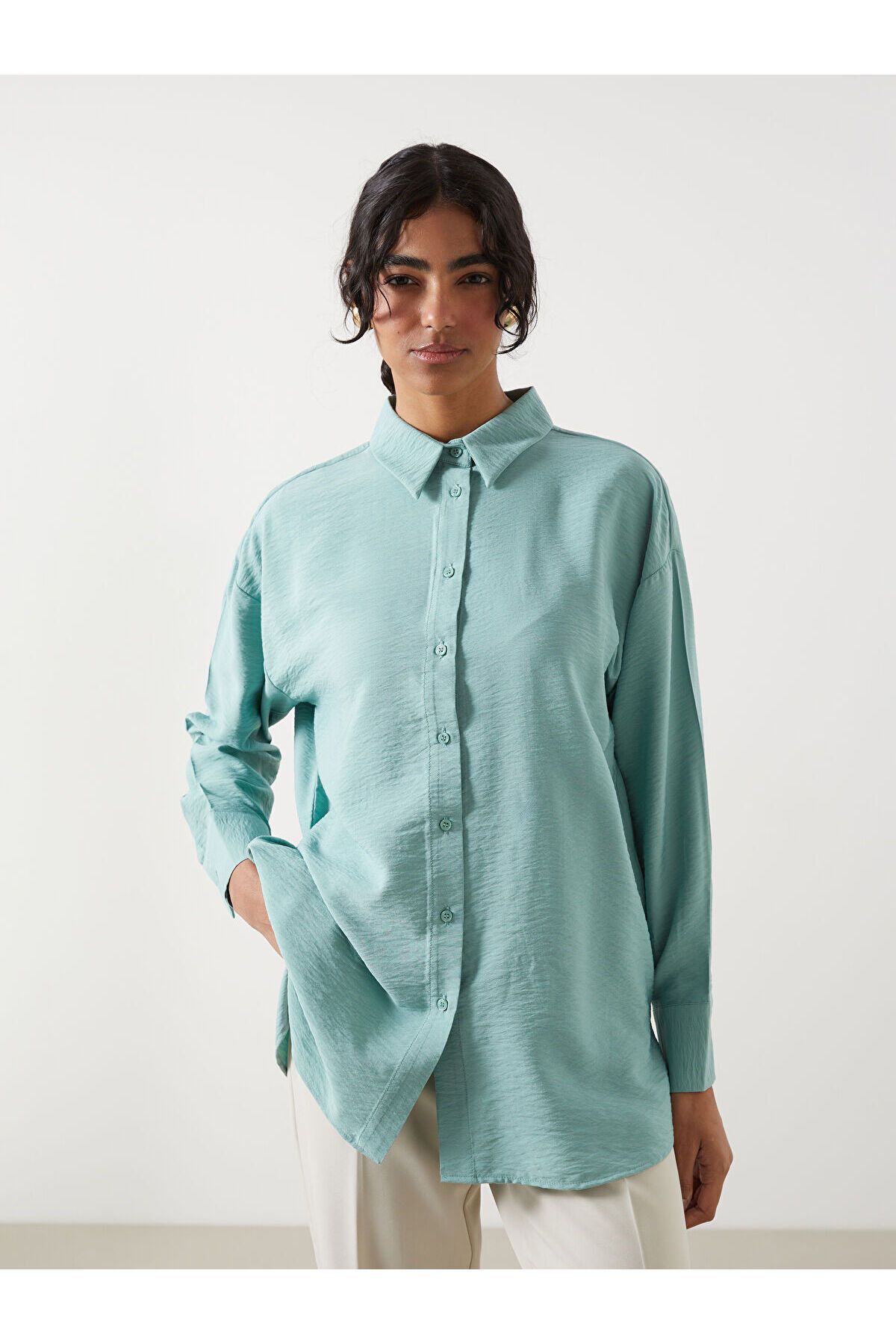 LC Waikiki Oversize Kadın Gömlek Tunik