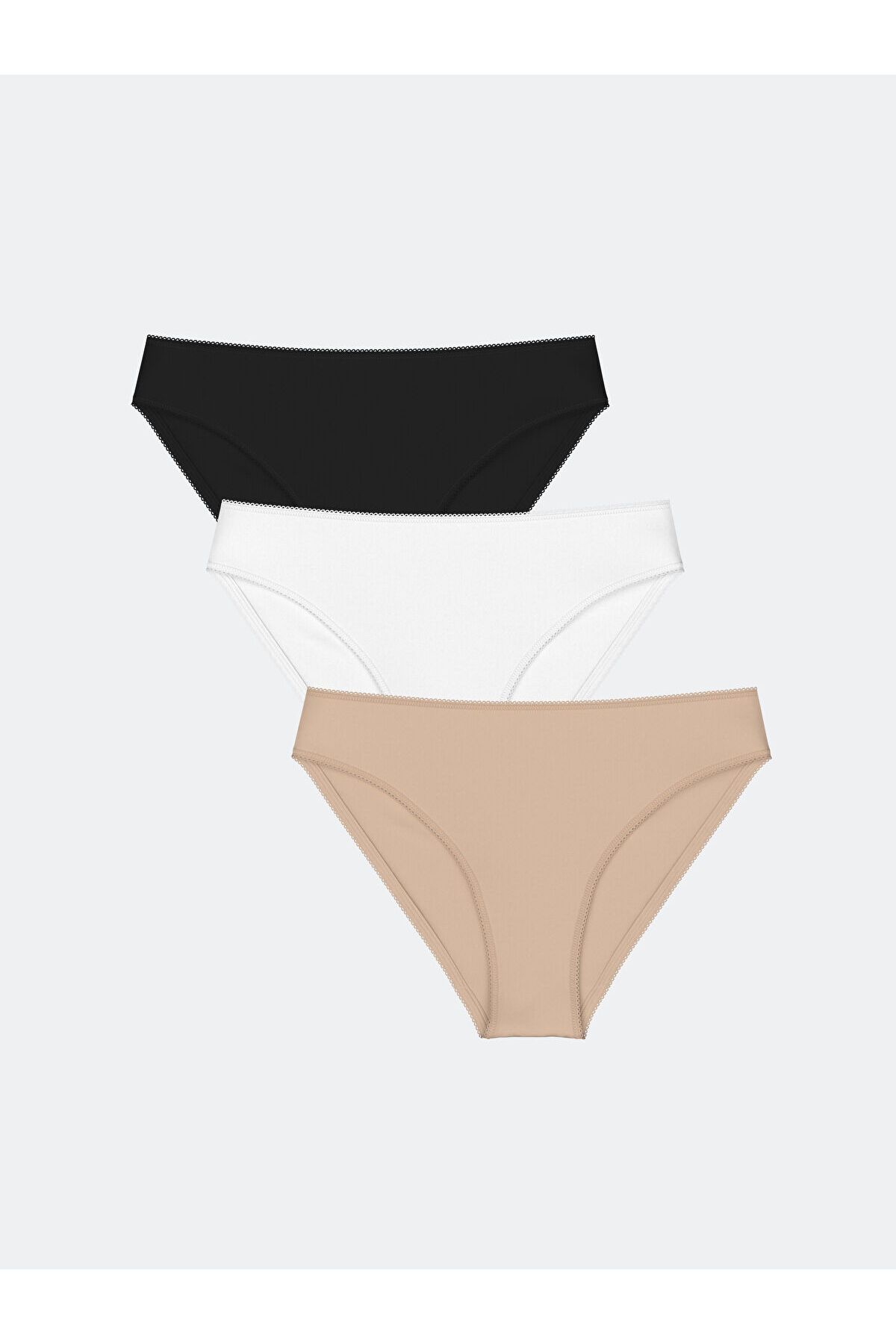 LC Waikiki Düz Bikini Külot 3'lü Paket
