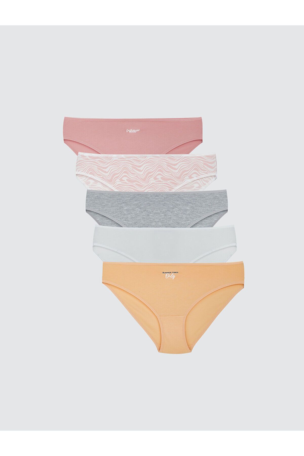 LC Waikiki Baskılı Bikini Külot 5'li Paket
