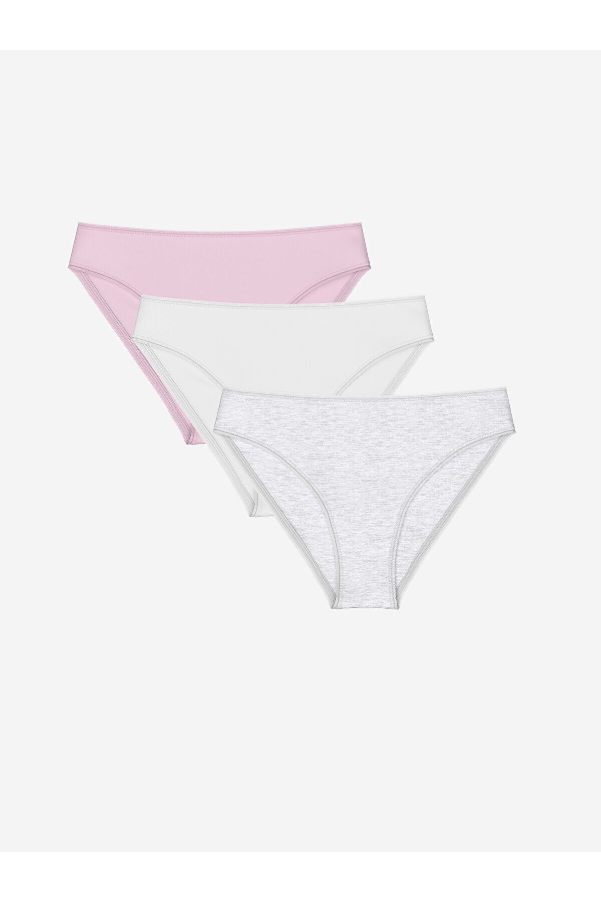 LC Waikiki Düz Bikini Külot 3'lü Paket