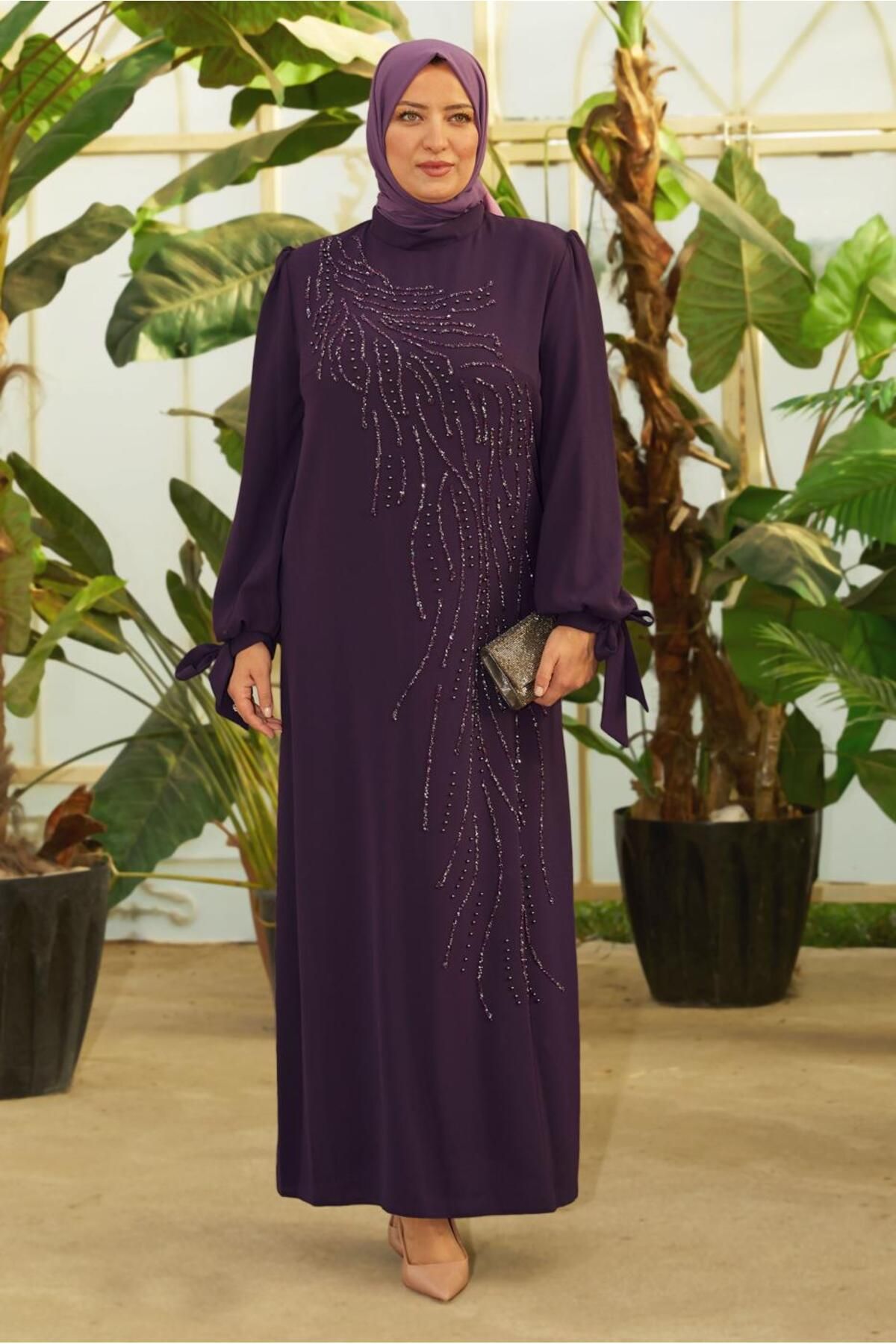 Alvina BONCUK BASKILI ELBİSE 20700