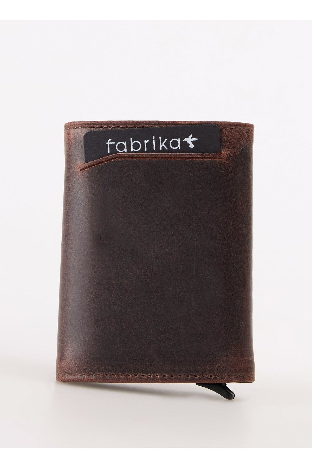 کیف پول مردانه قهوه FRK 356 CRAYZ Fabrika