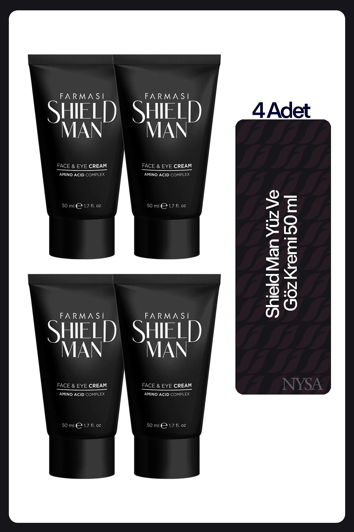 Farmasi Shield Man Yüz Ve Göz Kremi 50 Ml - 4 Adet