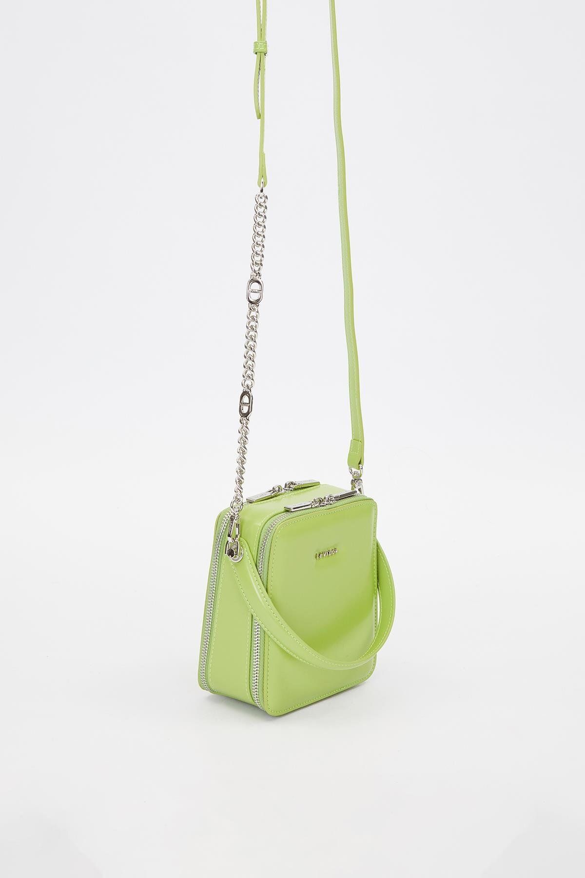 Levidor-Green Rectangular Model Shoulder Bag 2