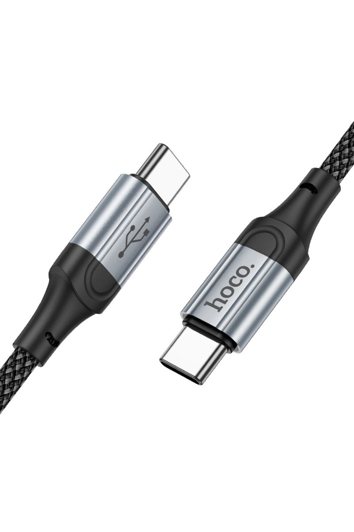 REDz Accessories-Cablu Hoco X102, Tip-C la Tip-C, 1m, Pentru iPhone 15/16 și Android, 60W, Transfer de date, Negru 6