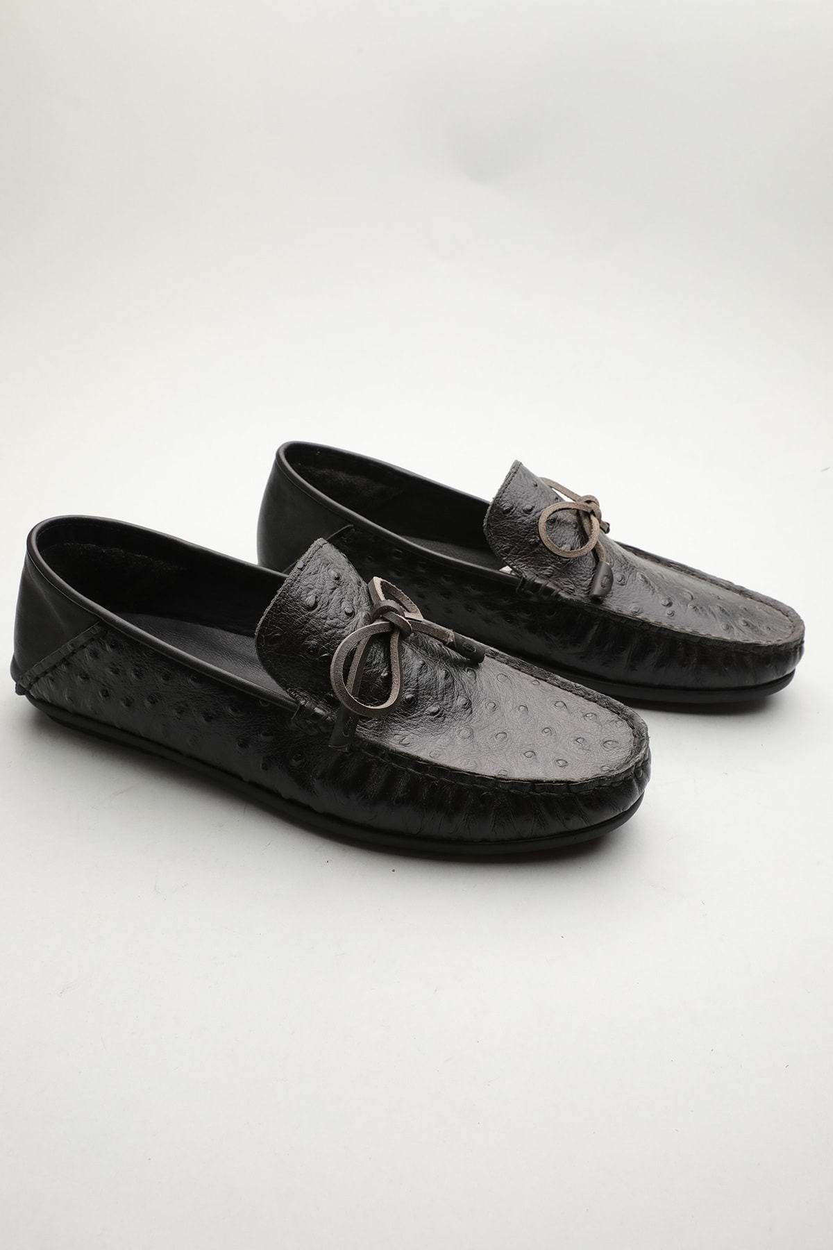 Gondol Erkek Hakiki Deri Klasik Loafer Siyah 41 ttx.601203
