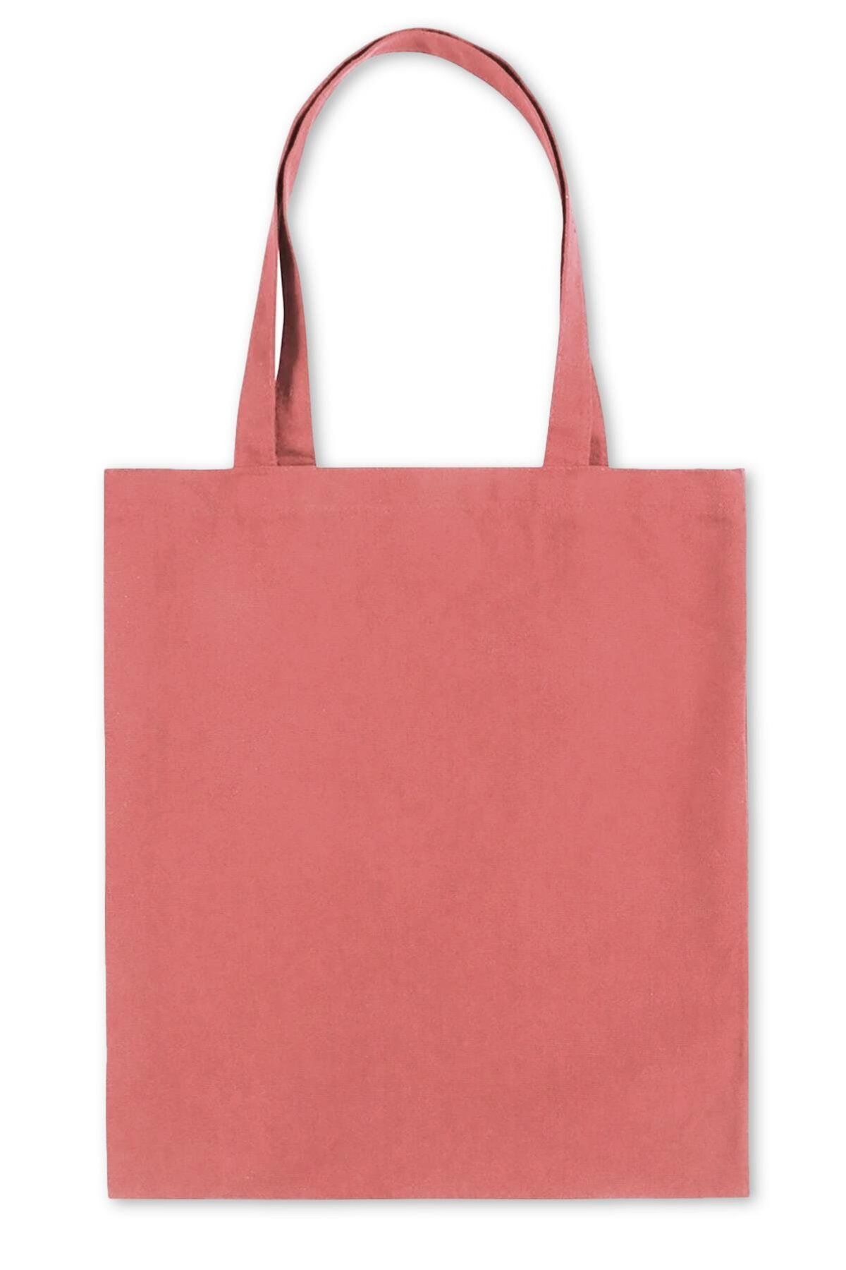 BRZ COLLECTION Tote Bag Gabardin Çanta Pembe