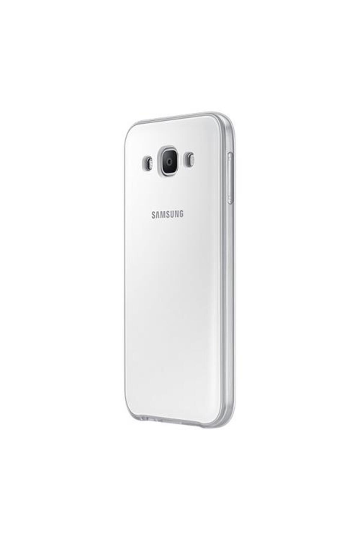 Samsung Galaxy E5 ile Uyumlu Protective Cover Beyaz EF-PE500BWEGWW