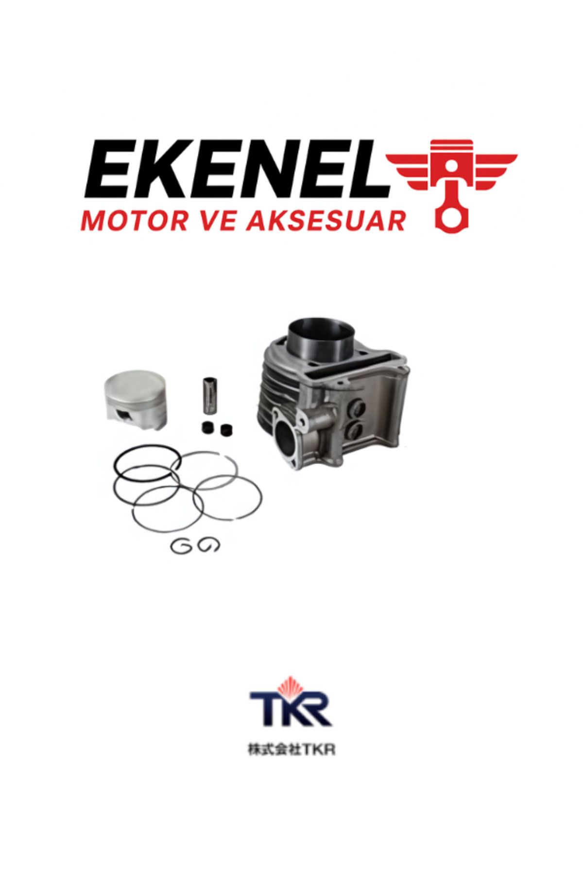 OEM Honda Alpha 110 Silindir Piston Segman Seti | TKR Marka