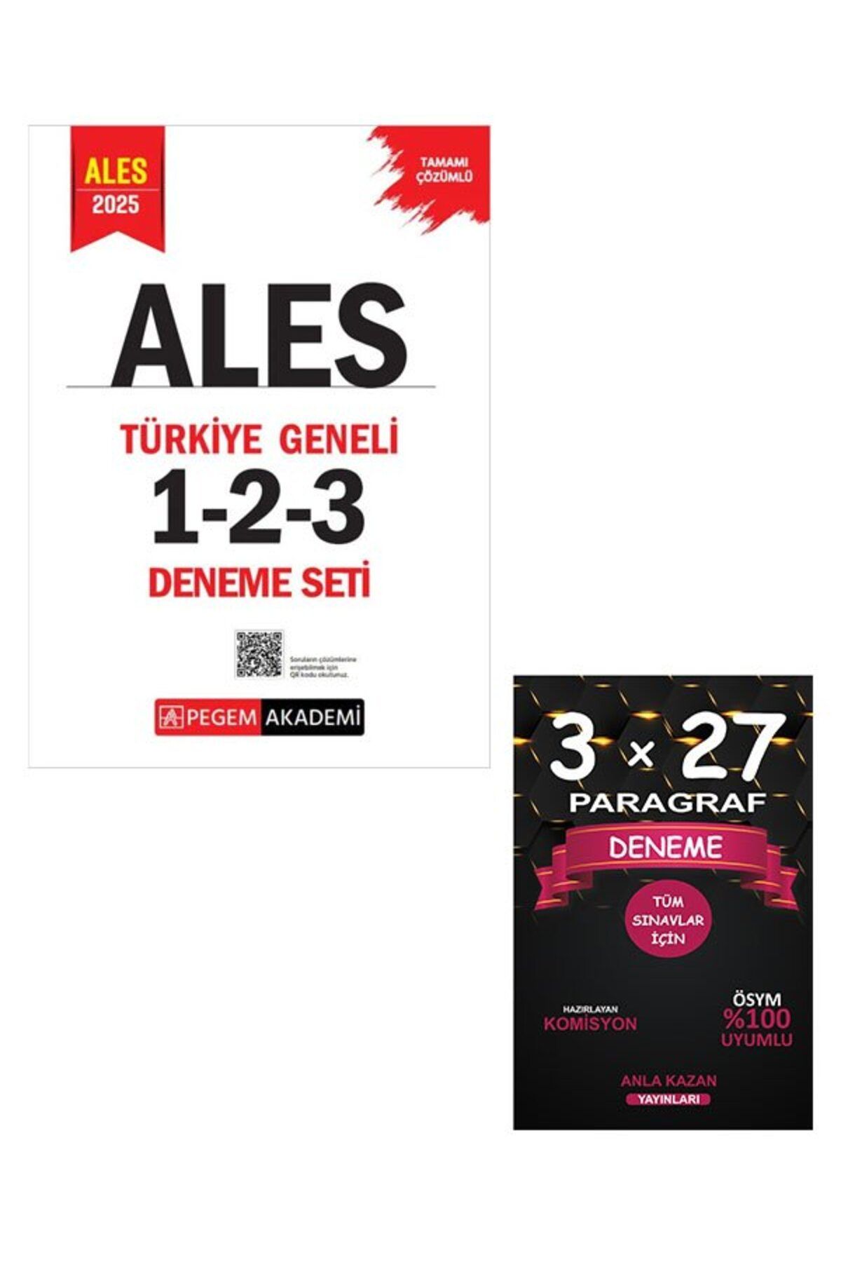 Pegem Akademi Yayıncılık Pegem 2025 ALES Türkiye Geneli 3 Deneme (1-2-3)