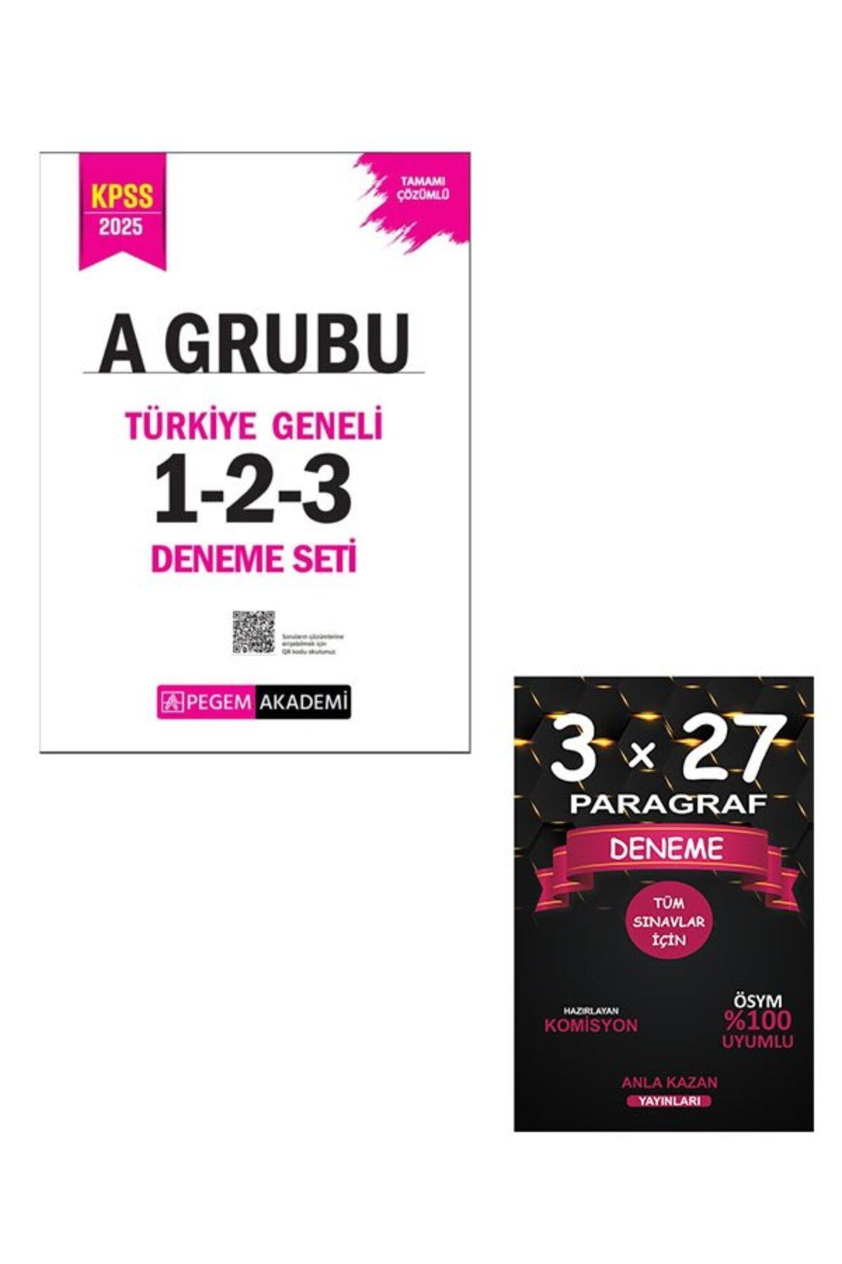 Pegem Akademi Yayıncılık Pegem 2025 KPSS A Grubu Türkiye Geneli 3 Deneme (1-2-3)
