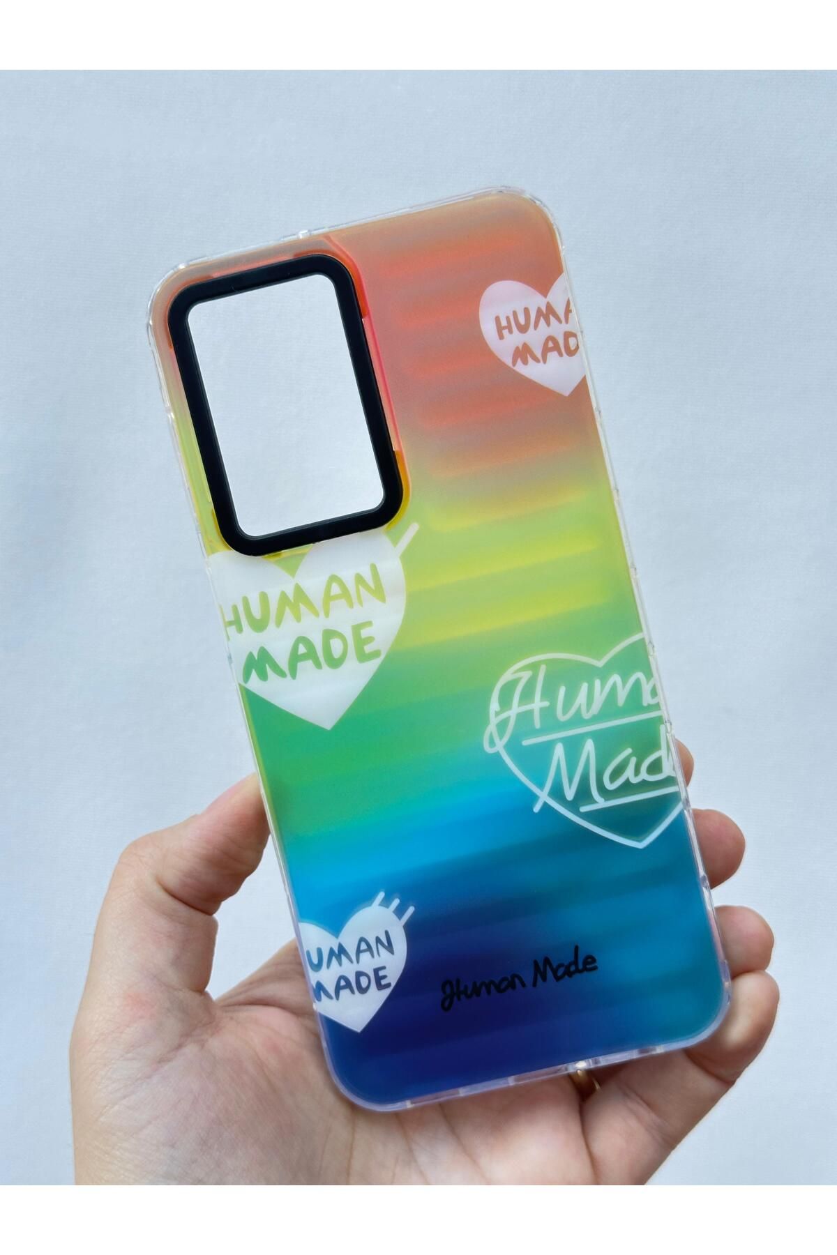 Vip Case SAMSUNG A13 Hologramlı Renk Değiştiren Kamera Çıkıntılı Trend Marka Tasarım Label Kılıf
