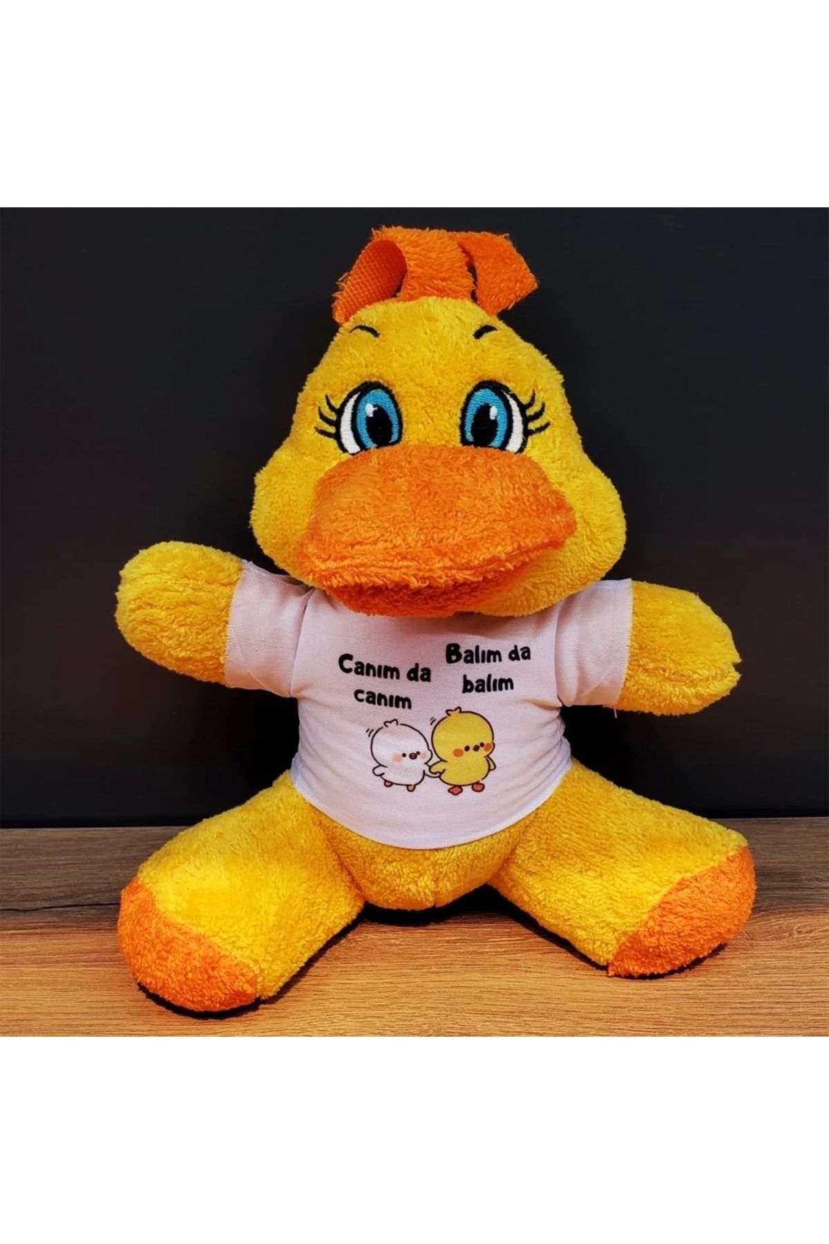 STOREMAX Sevimli Canım Da Canım Balım Da Balım Tasarımlı Peluş Civciv Oyuncak