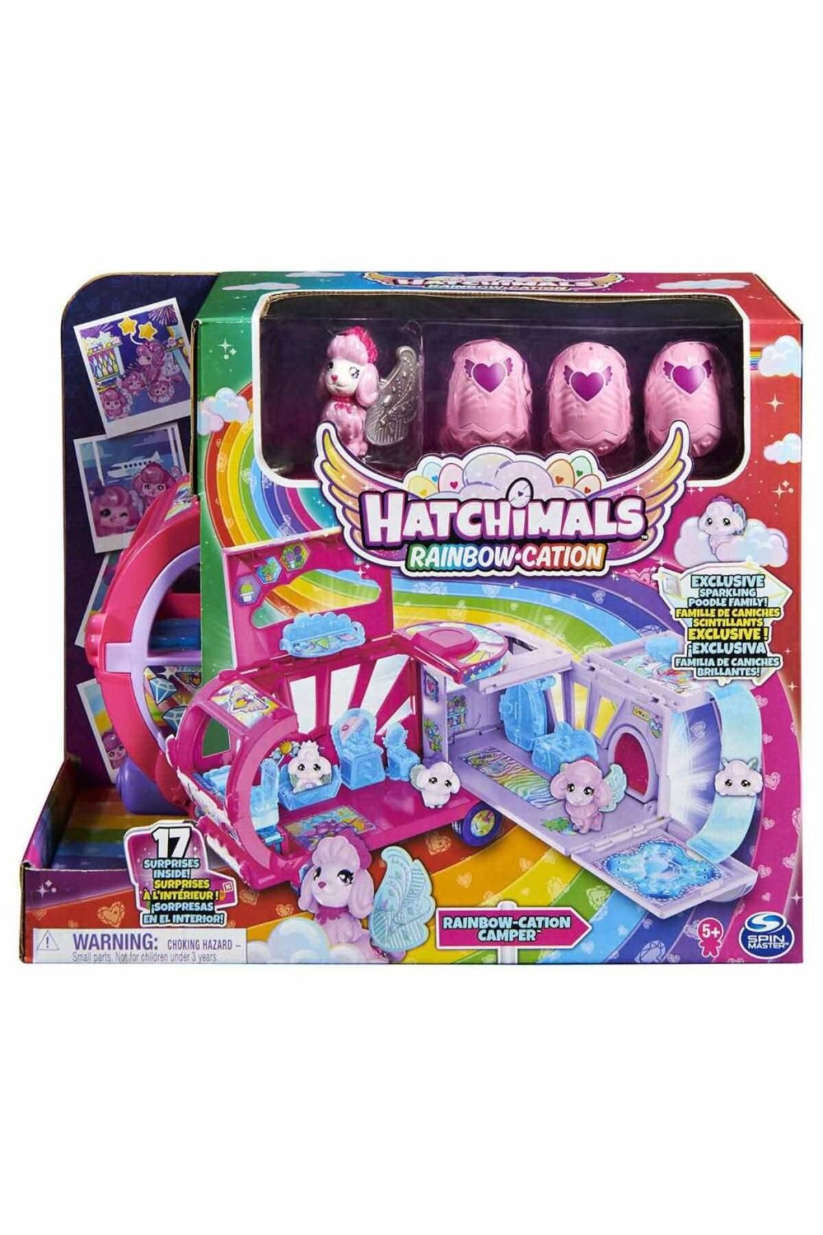 Skygo 1038215 Hatchimals dönüşen Rainbow Cation karavan