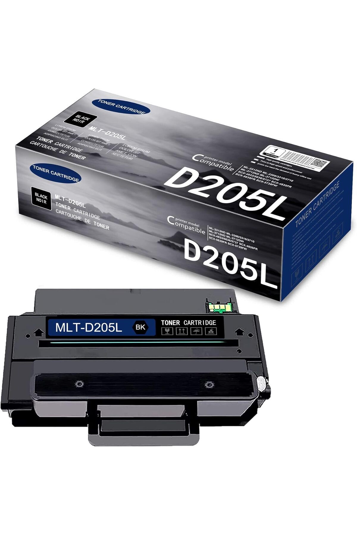 Samsung 205L MUADİL ML3310/3312//3710/3712 SCX4833/5637/5737.. (5K) MONO TONER