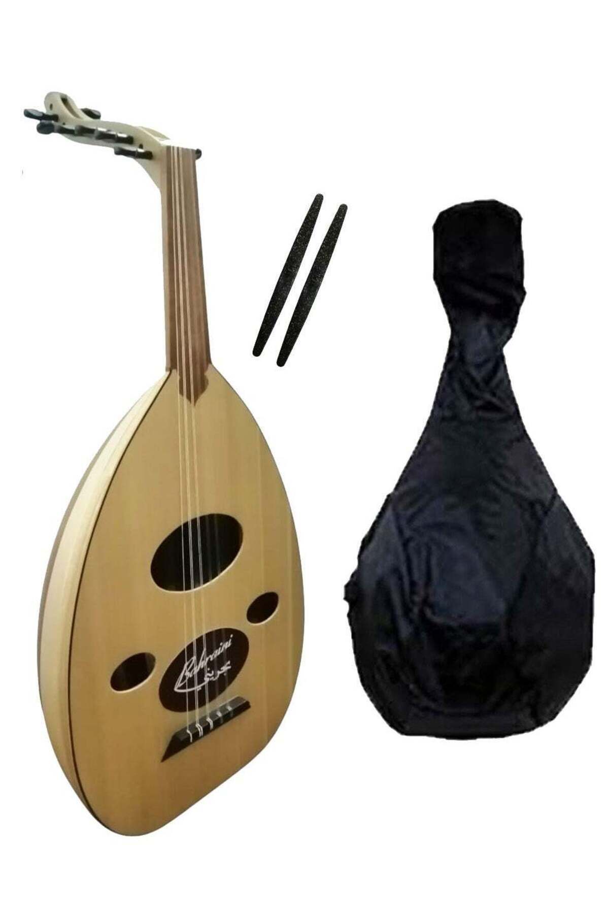 alkaraz music-Bahraini musical oud with bag and two picks 1