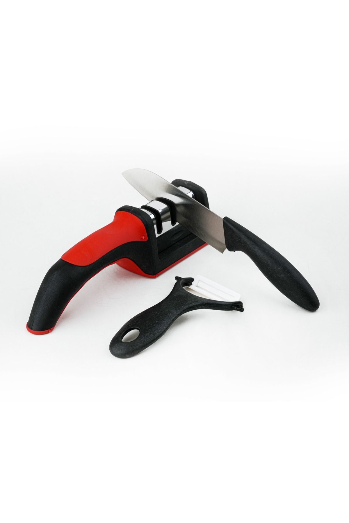 Ba&Sh-Basra Knife Sharpener, Knife Sharpener with Knife and Manual Cutter 3