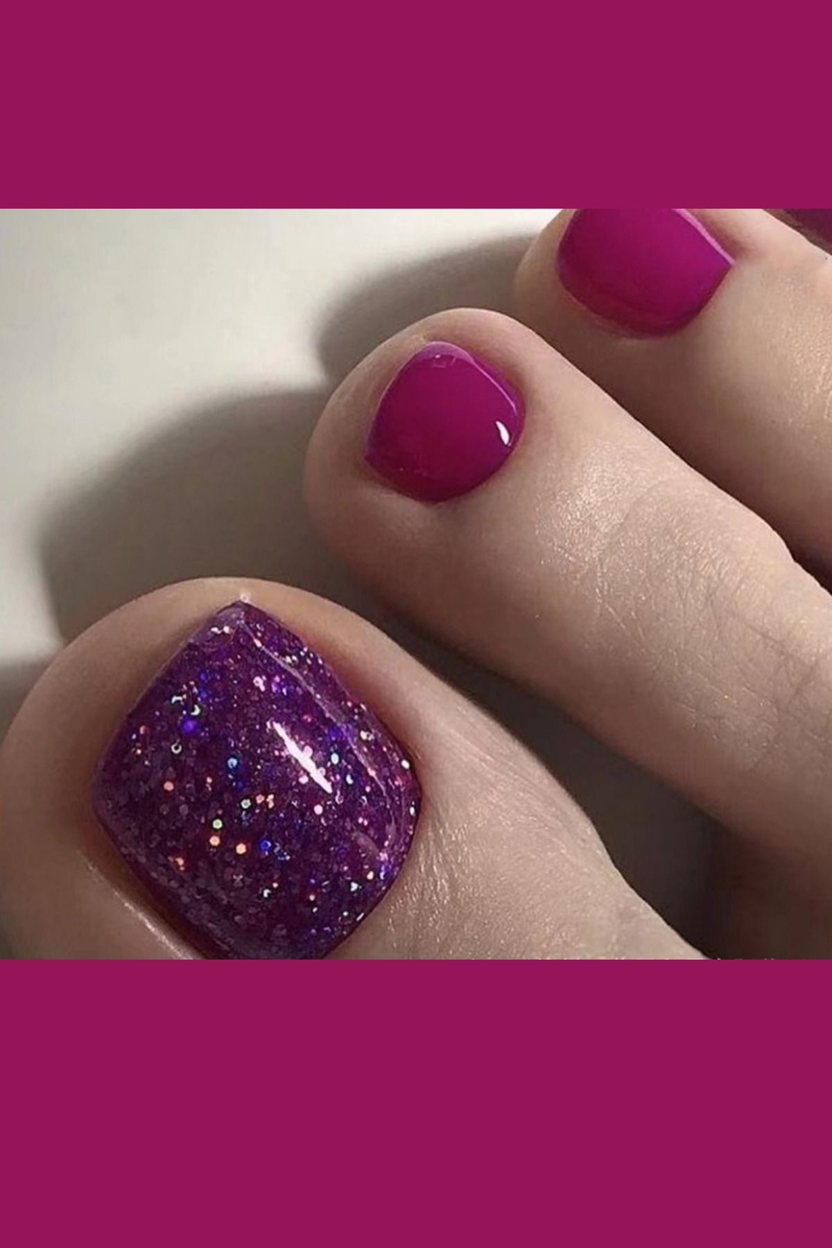 Easy Beauty Ayak Takma Tırnak Simli 24 Adet Ayak için Takma Tırnak