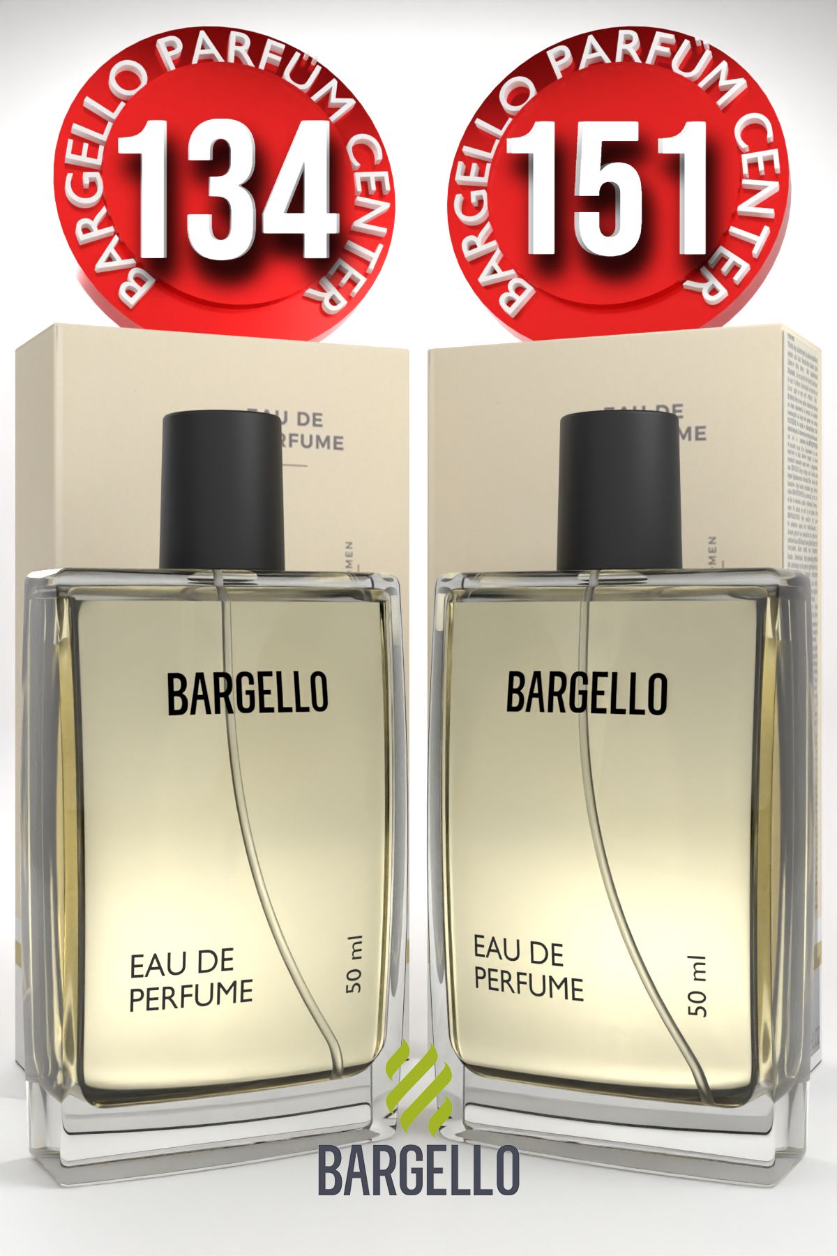 Bargello 134 Kadın Parfüm Oriental 50 ML EDP + Bargello 151 Kadın Parfüm Floral 50 ML EDP