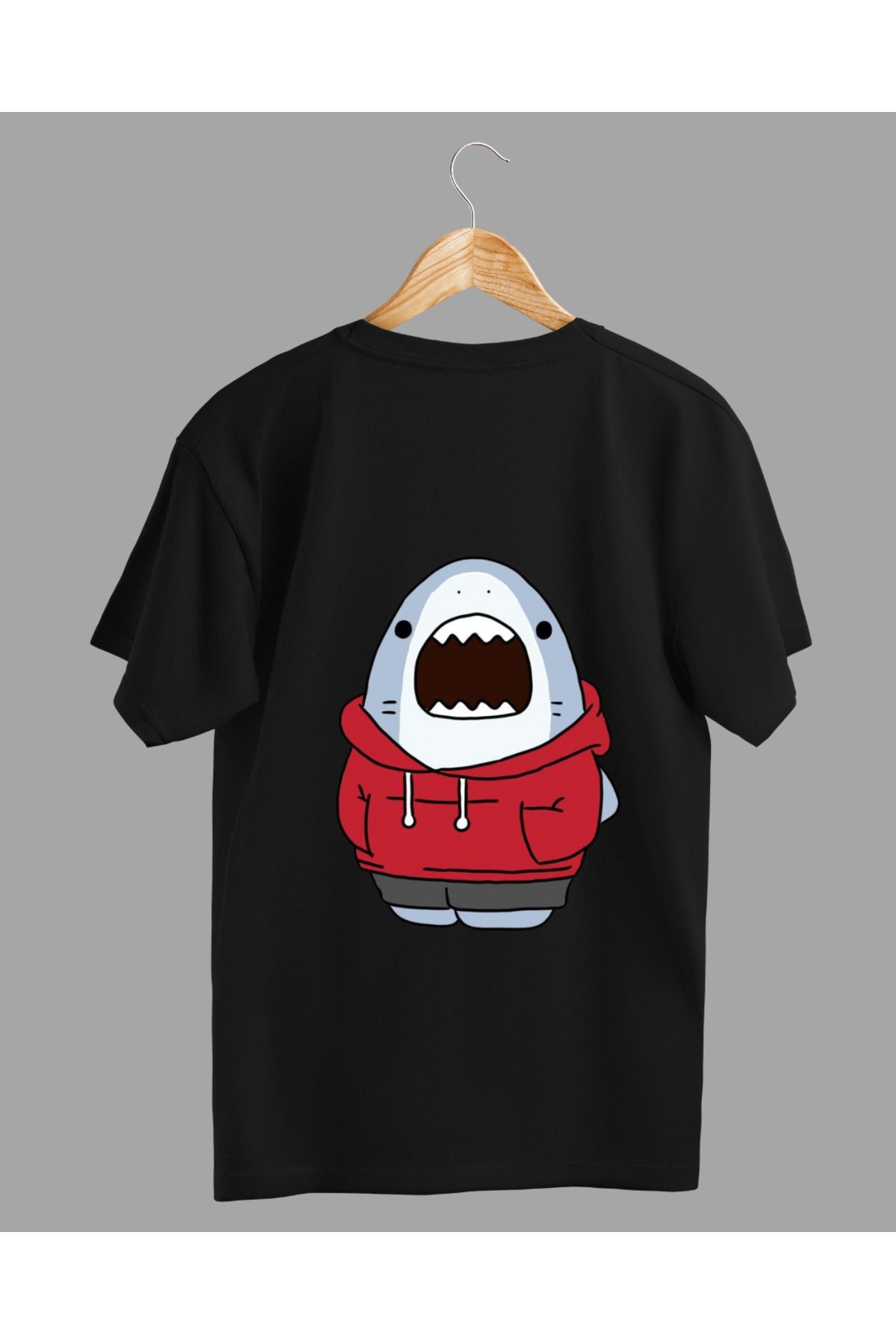 Ebiidesign Shark Tasarımlı Baskılı T-Shirt