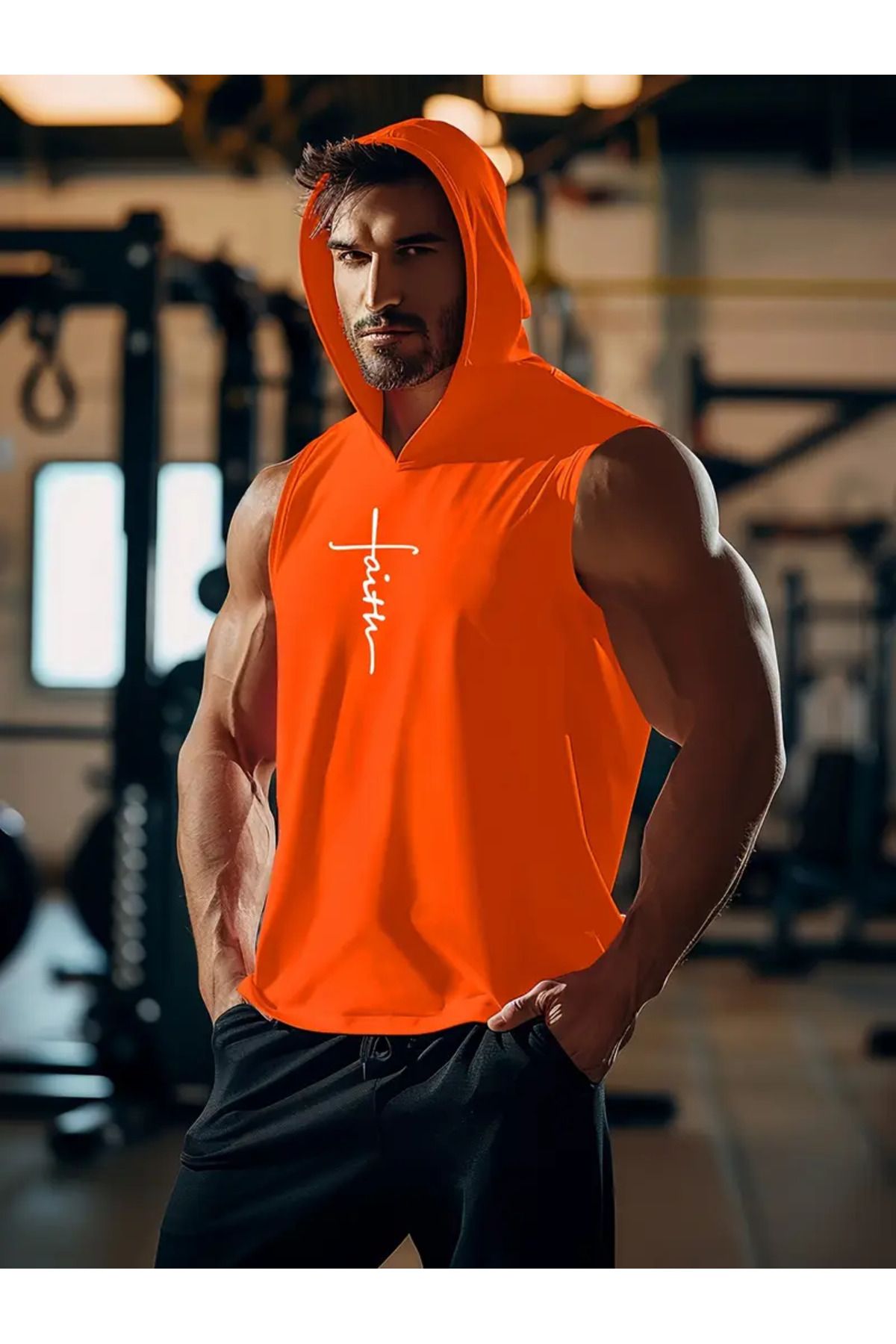 LUNAVISTA Faith Baskılı Bisiklet Yaka 0 Kol T-shirt