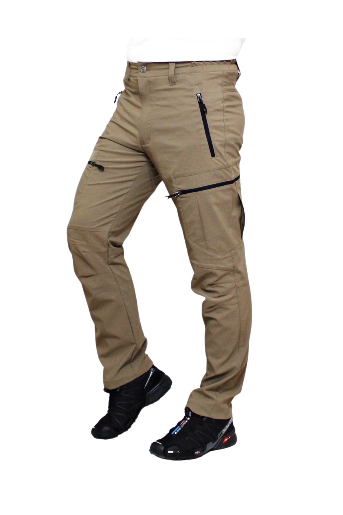 Mudwill Micro Likralı Trekking Pantolon - Koyu Bej