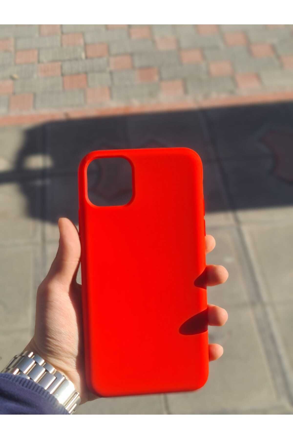 CEP-HANE Apple İphone 11 Pro Max Uyumlu Lansman Silikon Içi Kadife Telefon Kılıfı