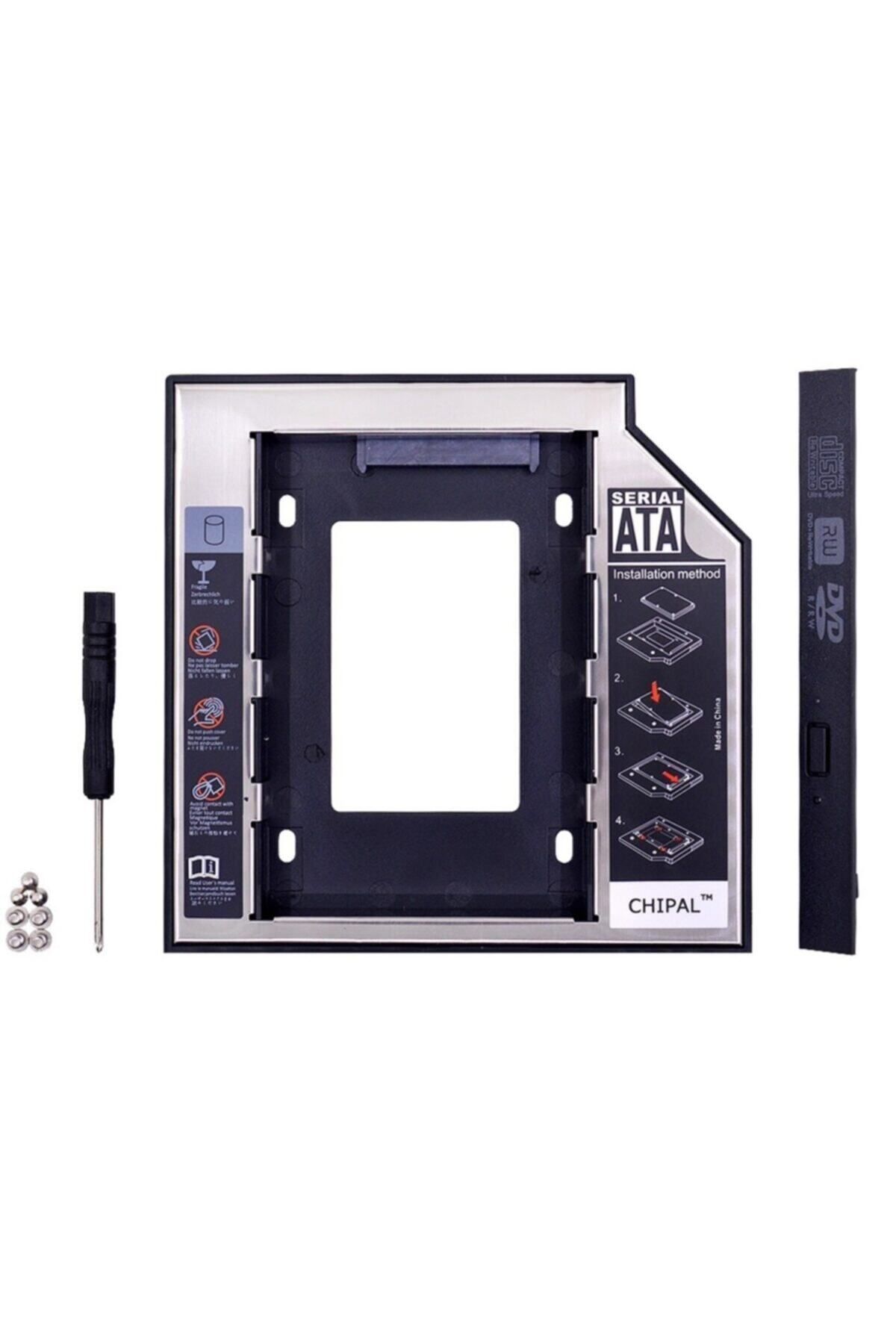 WOZLO 12.7mm Sata Hdd Harddisk Caddy Kızak Kutu Laptop Ssd Notebook Ikinci Hdd Takma
