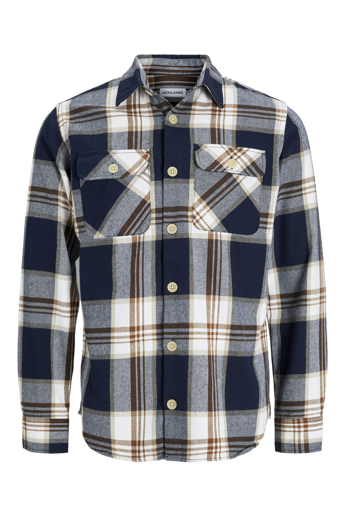 پیراهن مردانه شطرنجی آستین بلند | جک اند جونز Jack & Jones 12248409 - تصویر 7