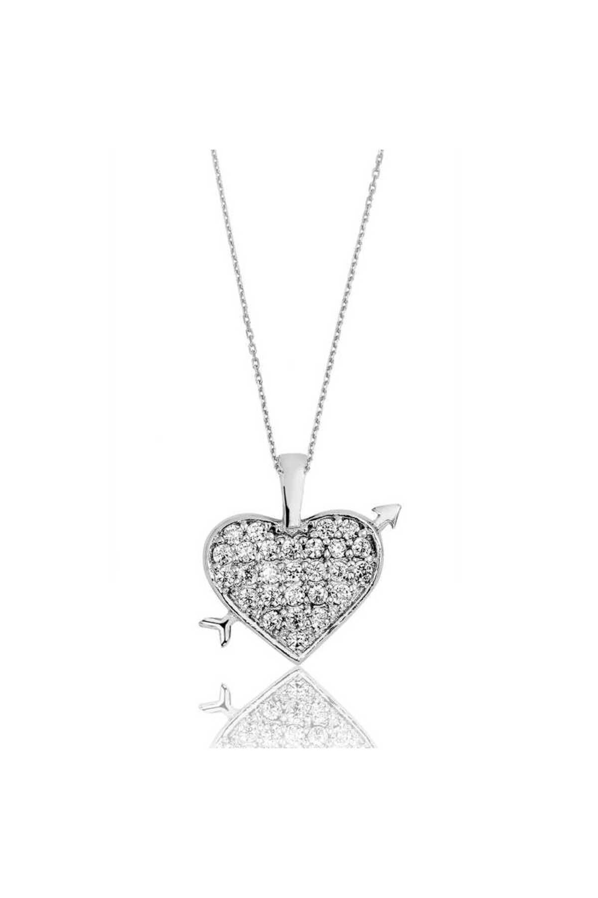 STİLLOVE Gümüş Kalpli Kolye SL11543