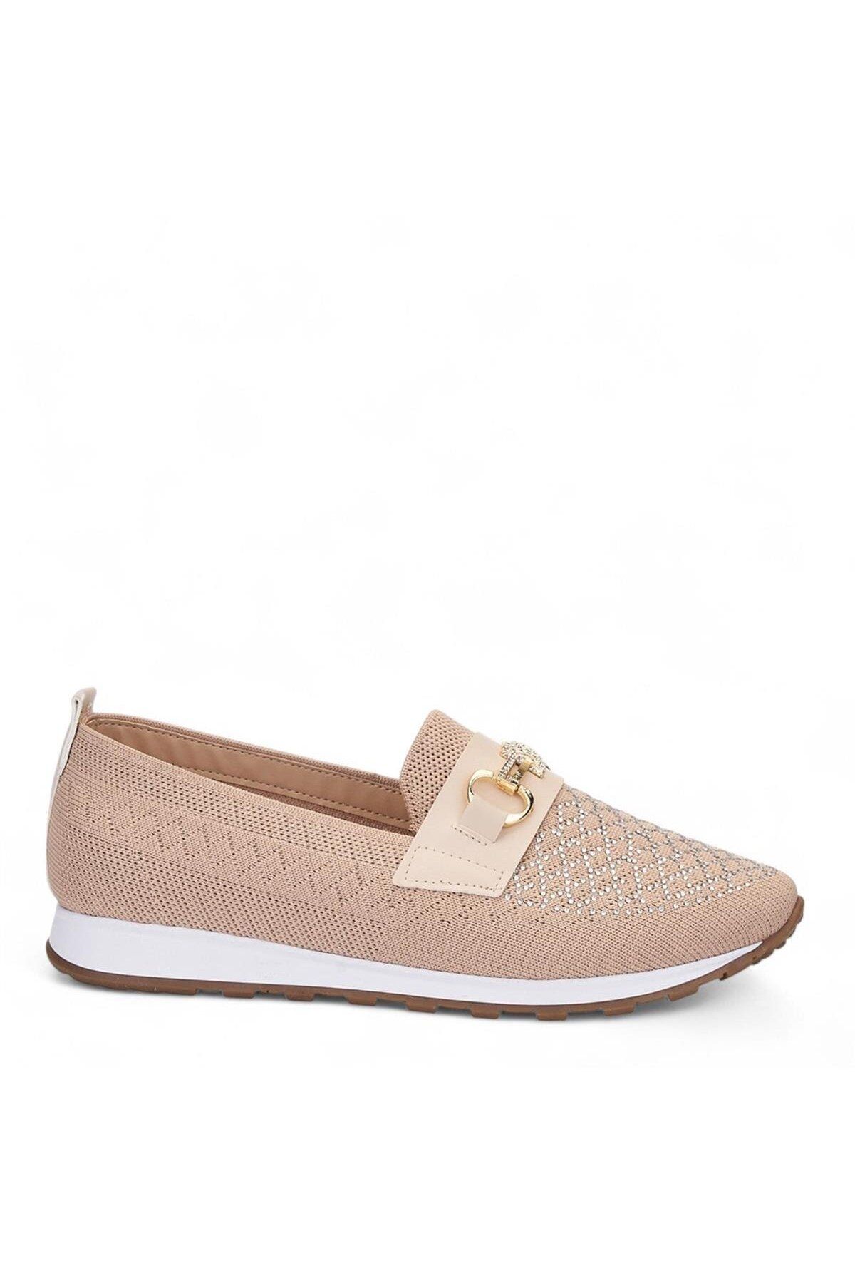 Ayzen 36-40 Krem Günlük Şık ve Rahat Comfort Ayakkabı