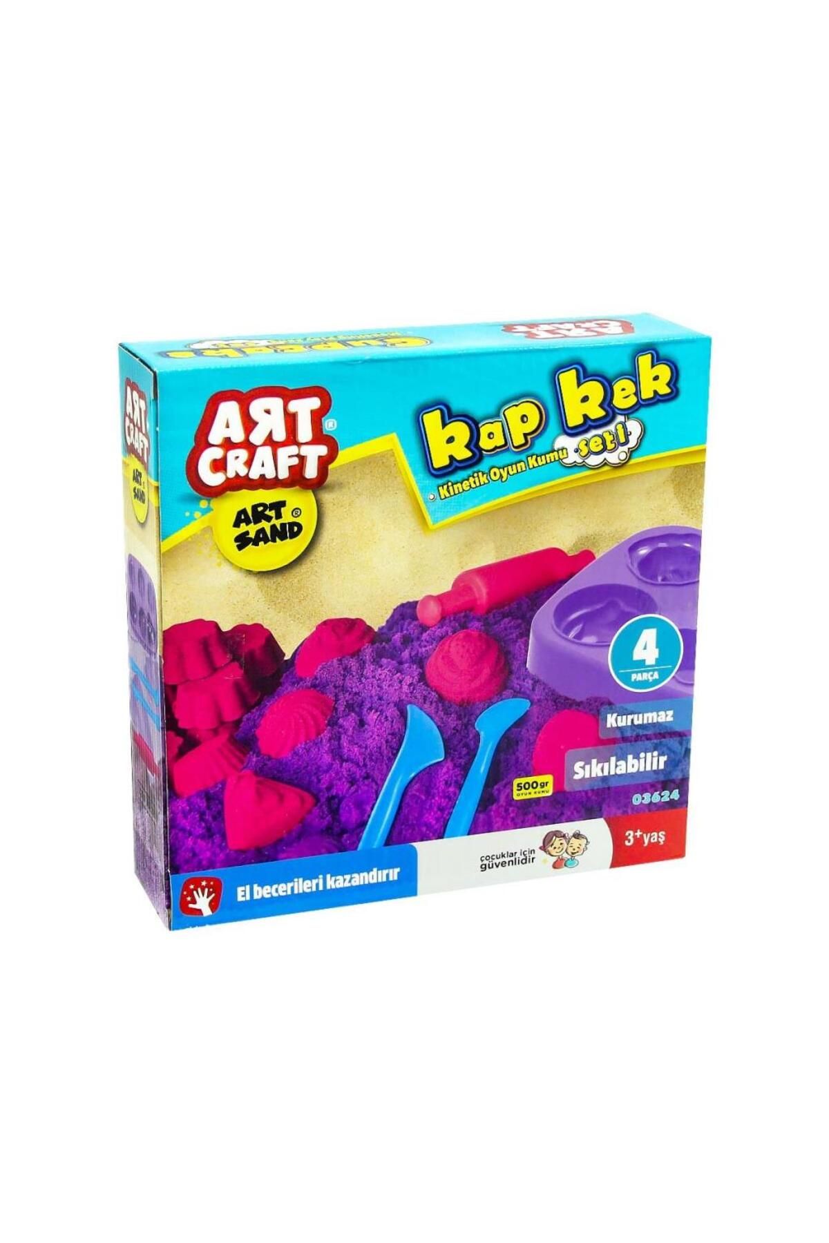 Skygo Dede Art Craft Kap Kek Kinetik Kum Seti 500gr