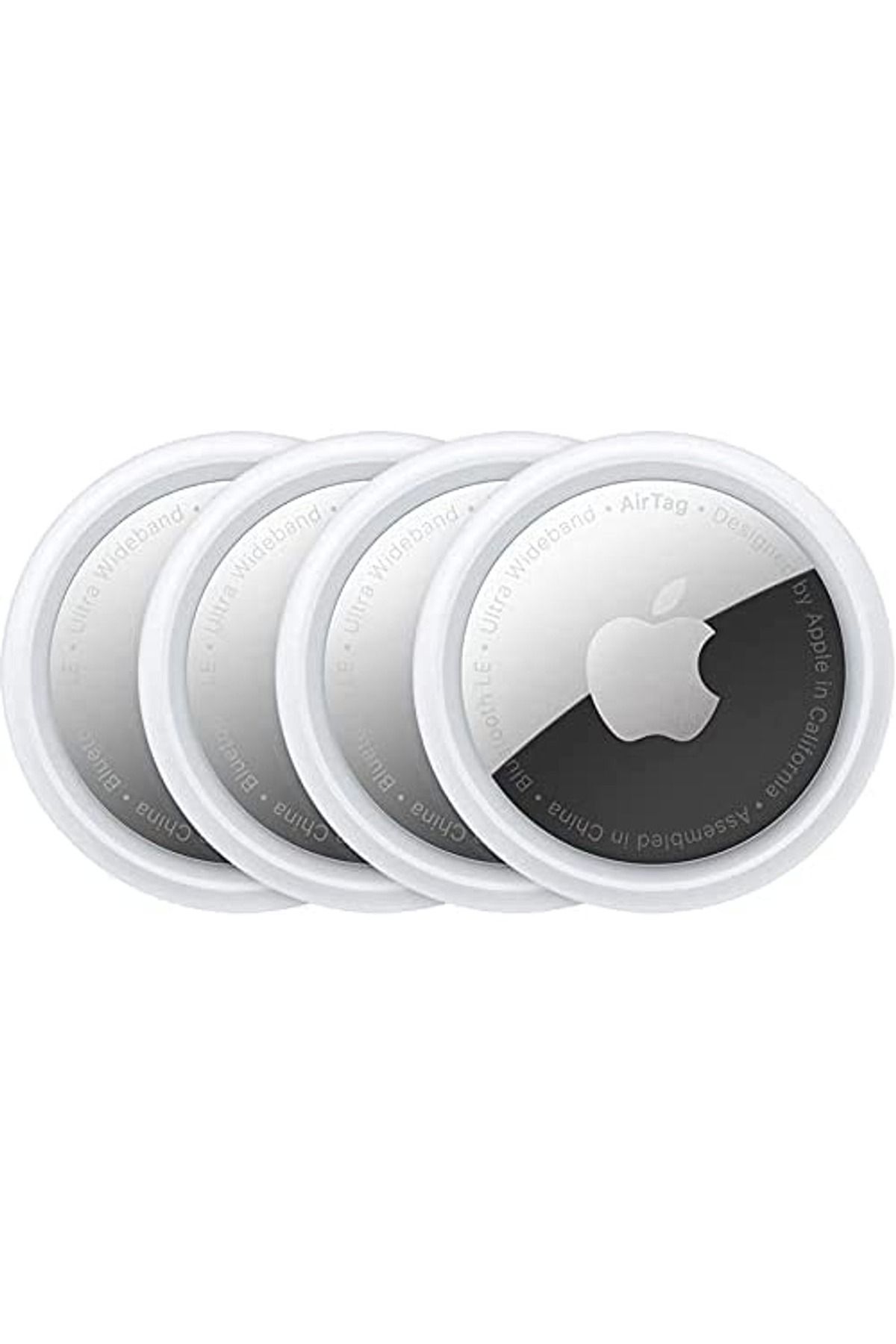 Apple-AirTag (4-Pack), Bluetooth Tracker with Precision Finding – White 1
