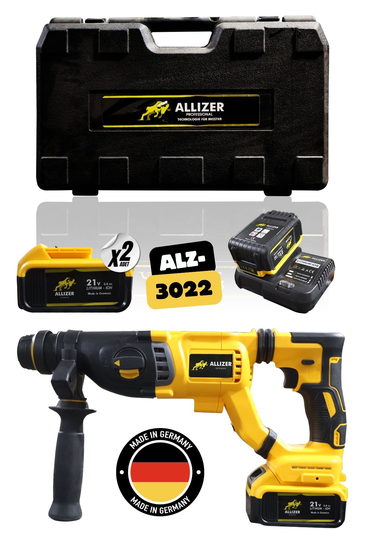 ALLİZER GERMAN ALLİZER ŞARJLI HİLTİ SARI