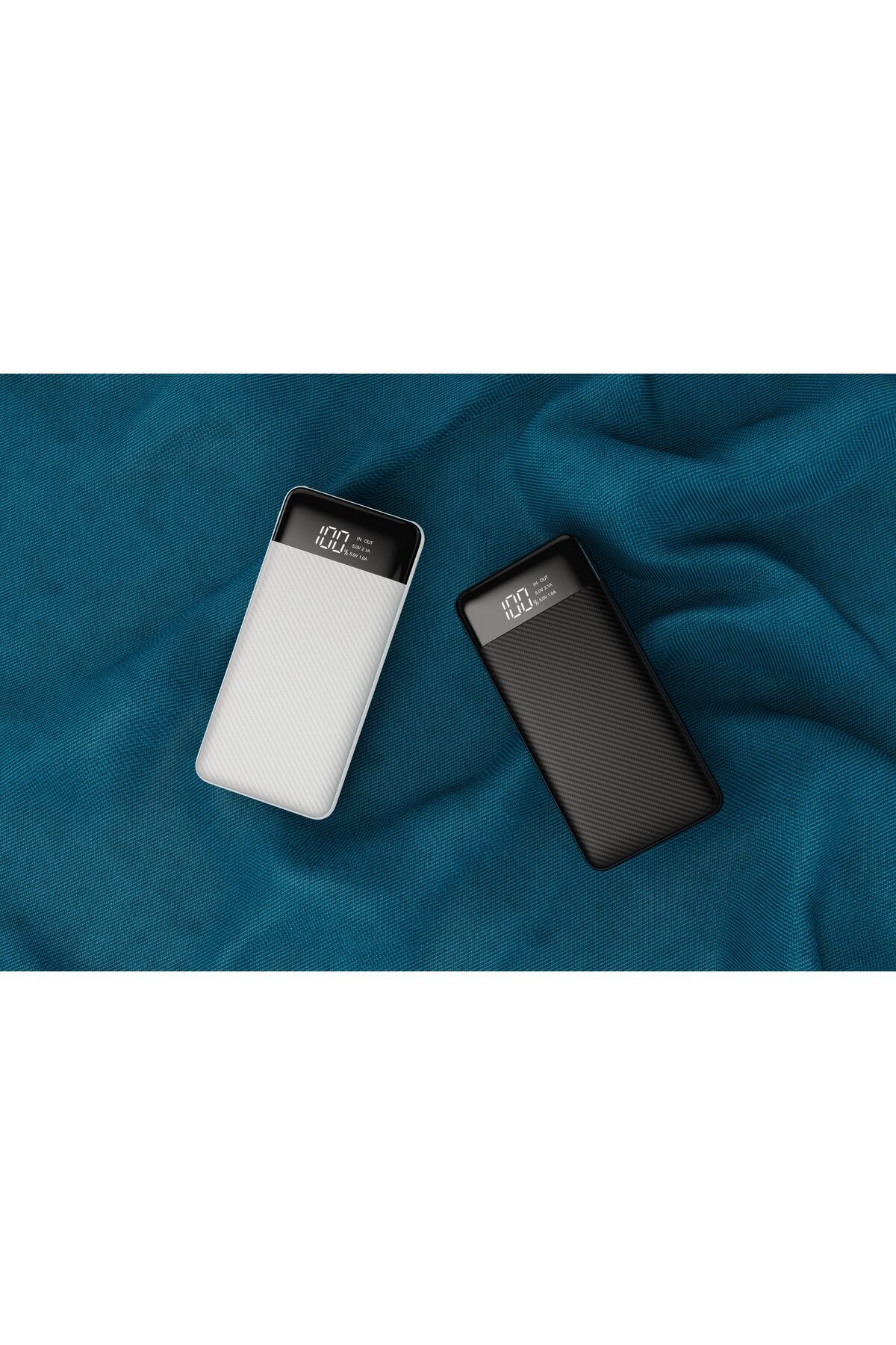 REDz Accessories-Baterie externă 10.000 mAh, Afișaj indicator, 2 porturi USB, USB-C, microUSB, Negru 7