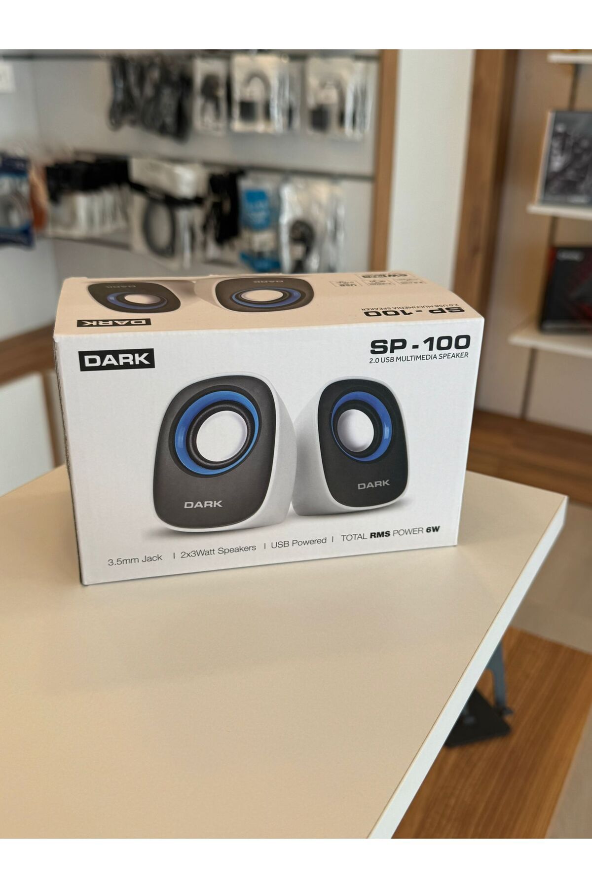 TeknolojiStore Dark Sp-100 Bilgisayar Hoparlörü
