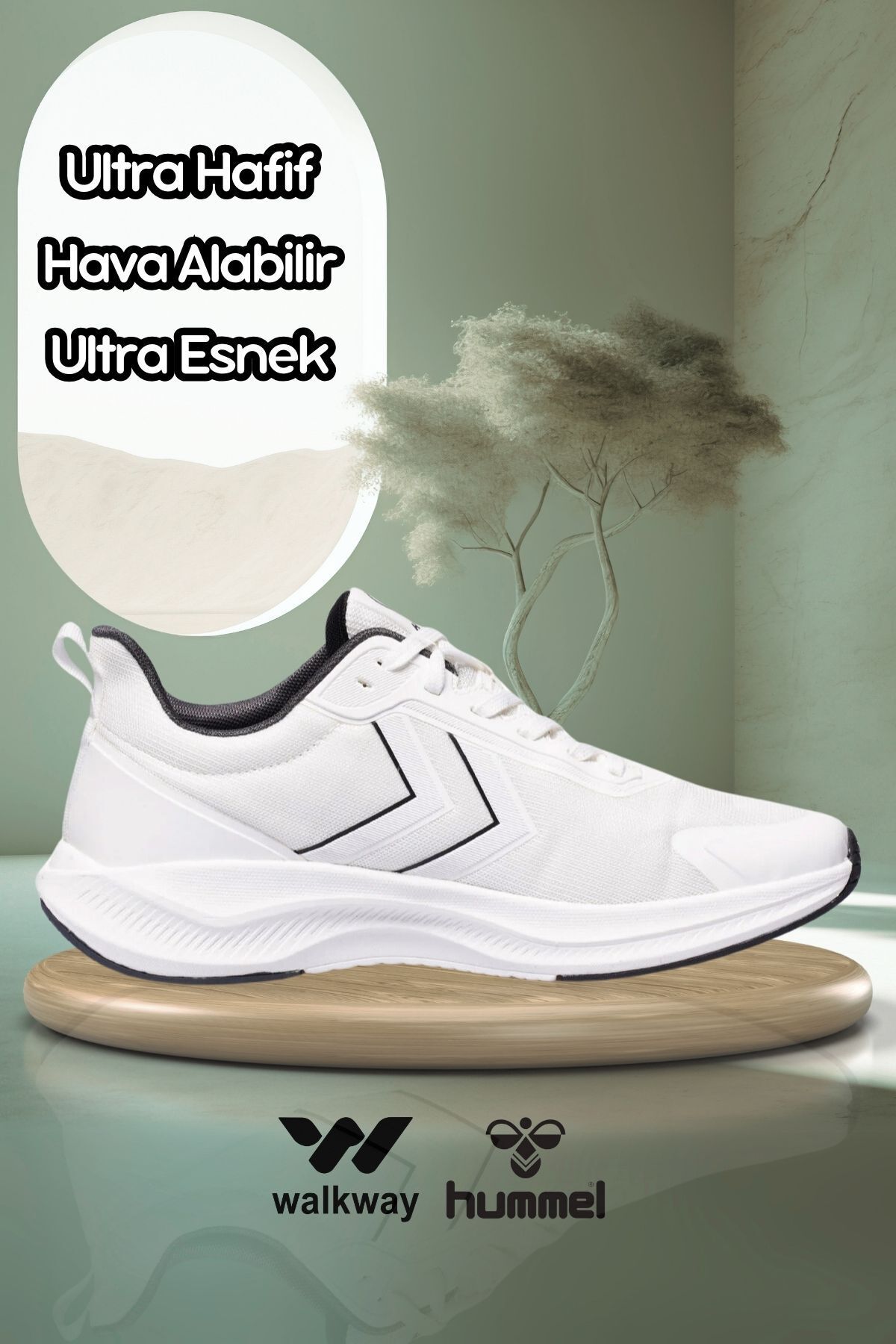 hummel Hml Hz Hafif Esnek Beyaz Spor Ayakkabı