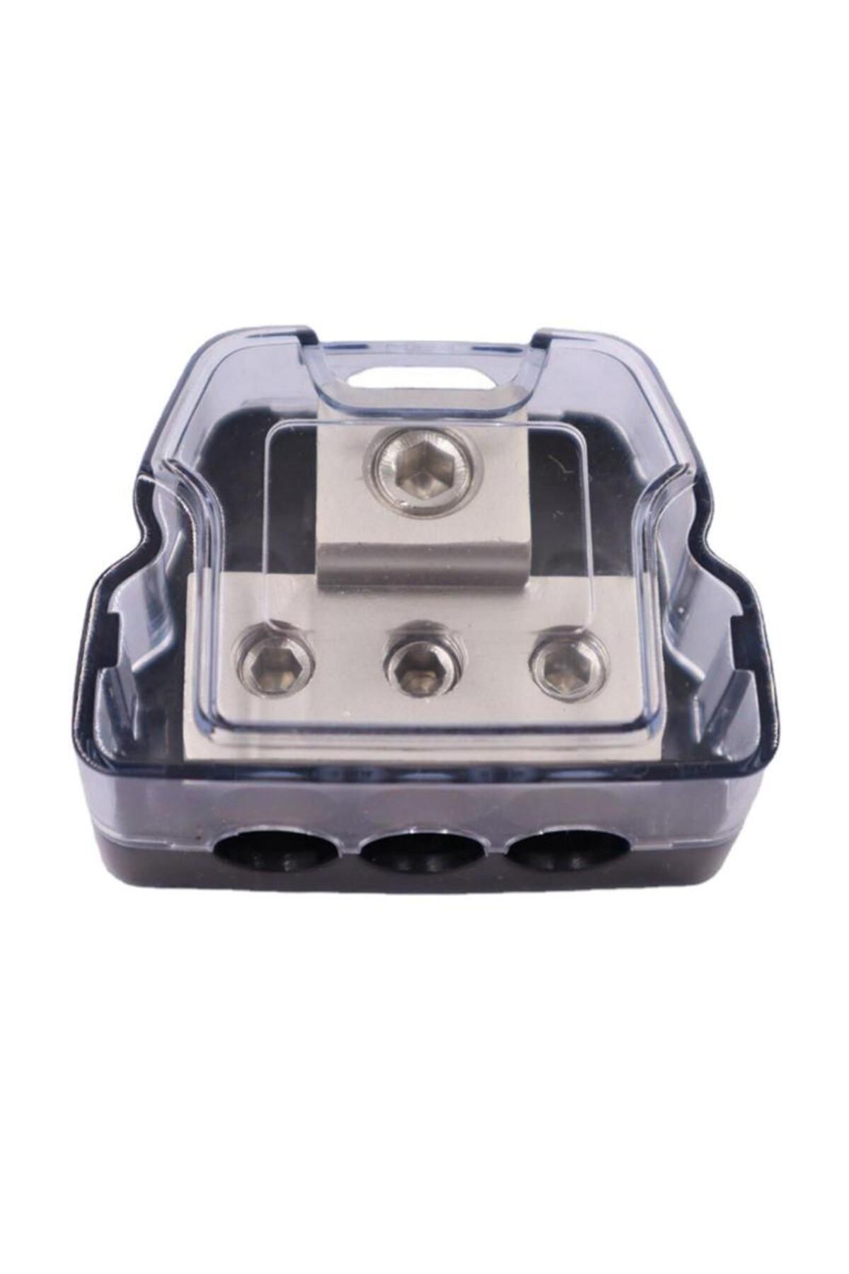 Choice-Car Audio Power Distribution Block 3 Way Wire Distribution 1x 0 Gauge Awg In, 3x 4 Gauge Awg Out ... 8