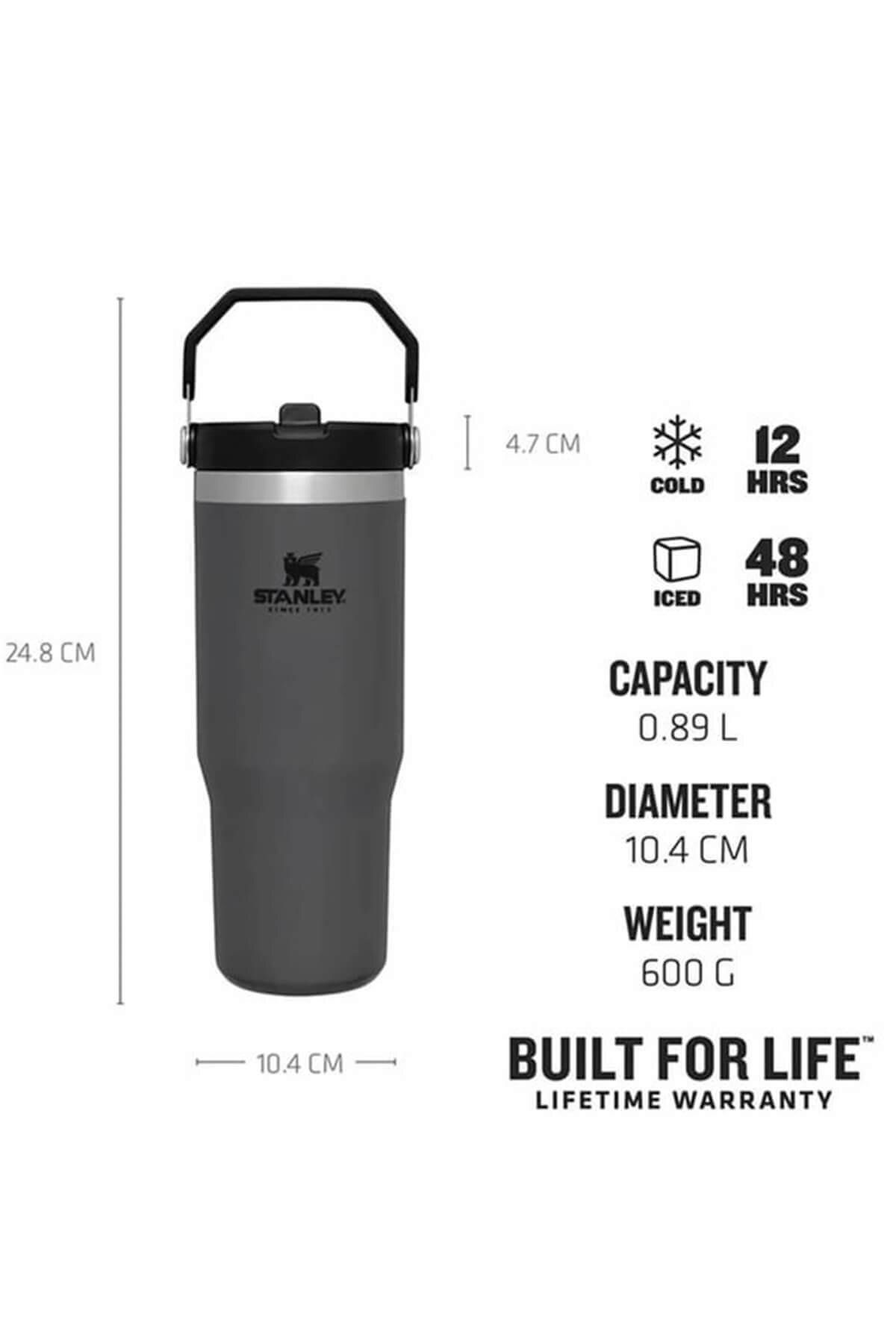 Obay The Iceflow Flip Straw Tumbler Pipetli Termos 0.89L