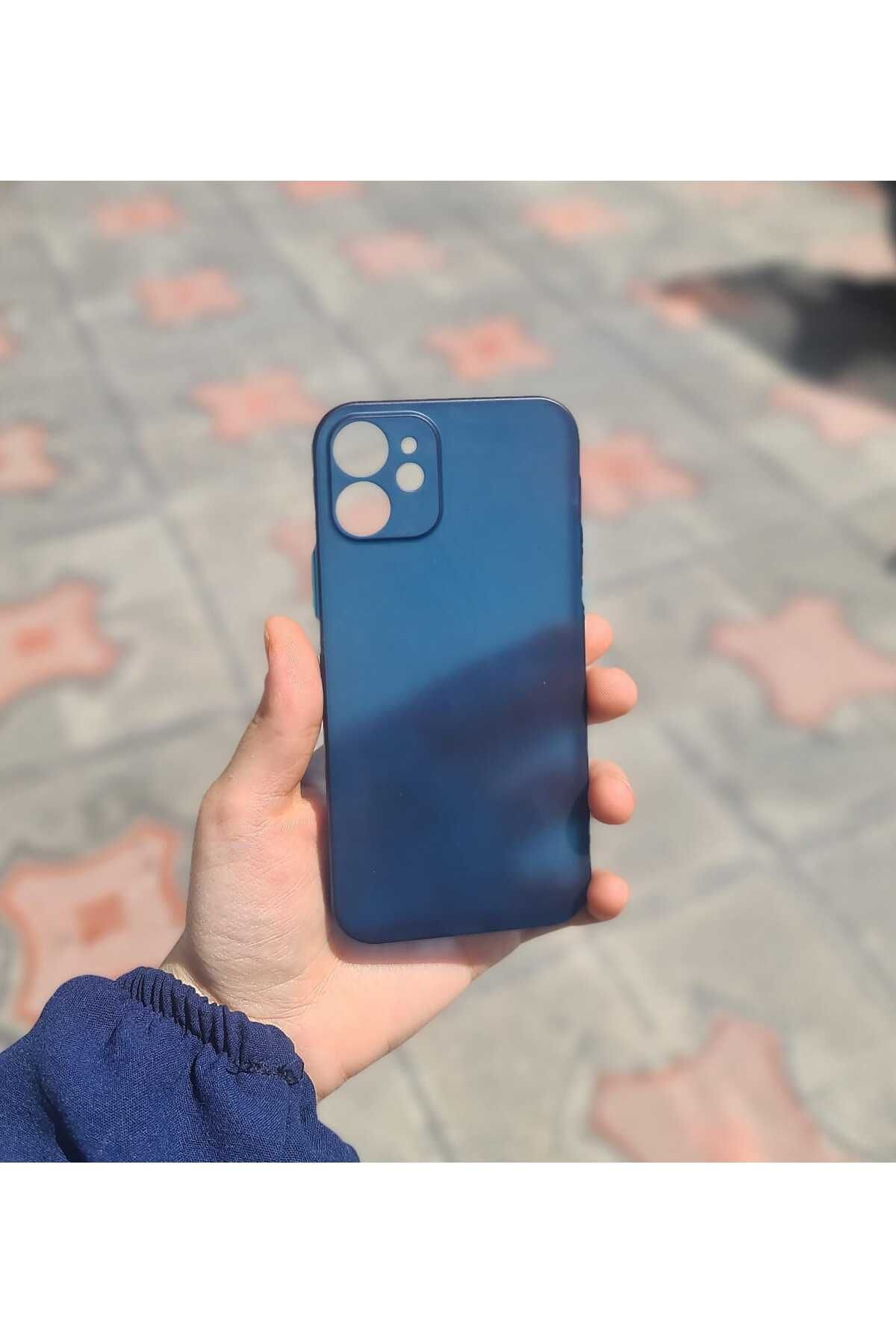 CEP-HANE Apple İphone 12 Mini Kılıf Mat Ultra İnce Slims Kapak