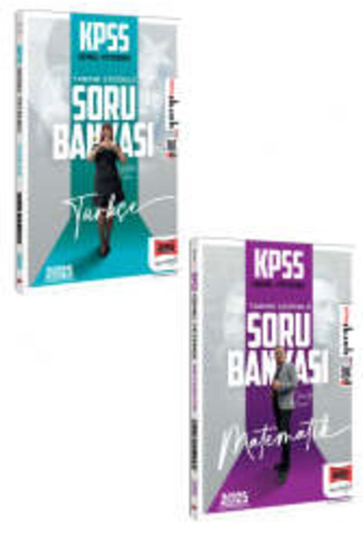 Yargı Yayınları Yargı Yayınları 2025 KPSS Genel Yetenek Tamamı Çözümlü Soru Bankası Seti (2 Kitap)