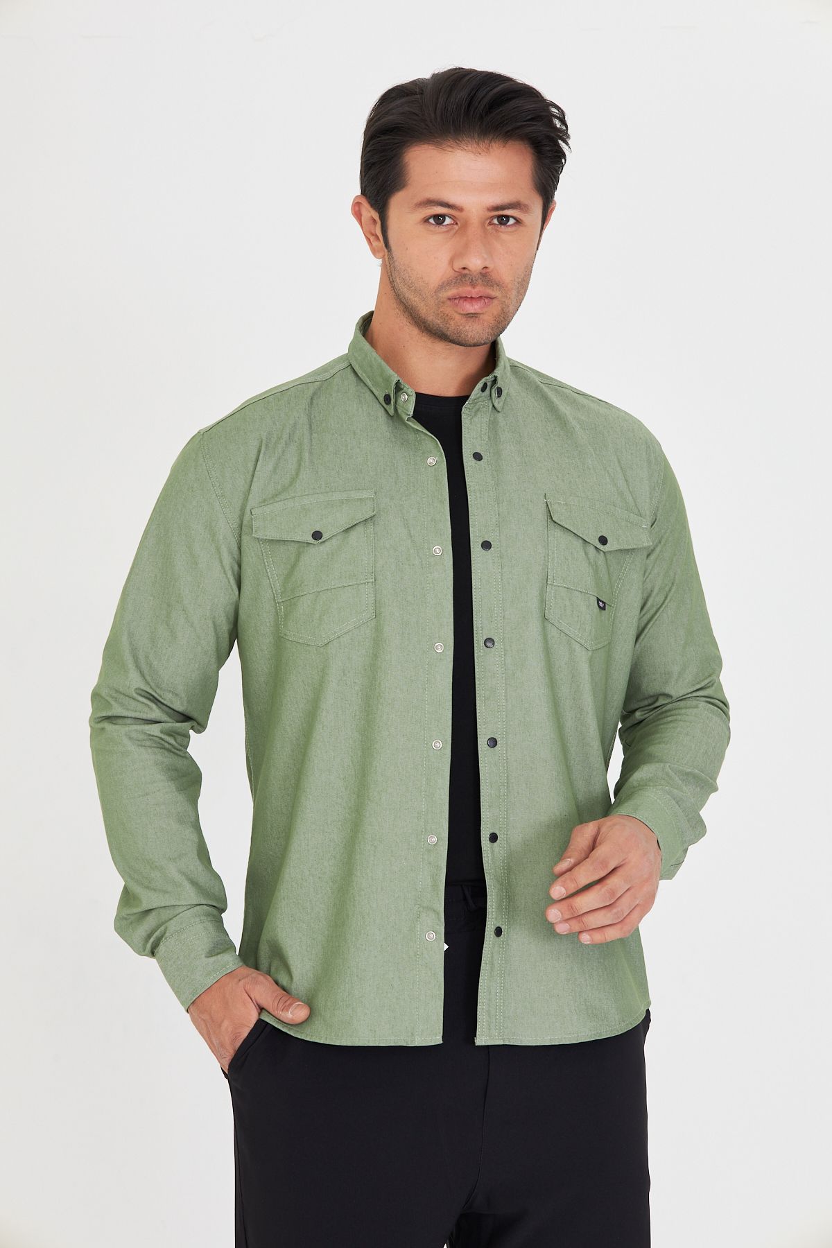 masso moda Slim Fit Jeans - Kot Erkek Gömlek Günlük Kullanıma Uygun