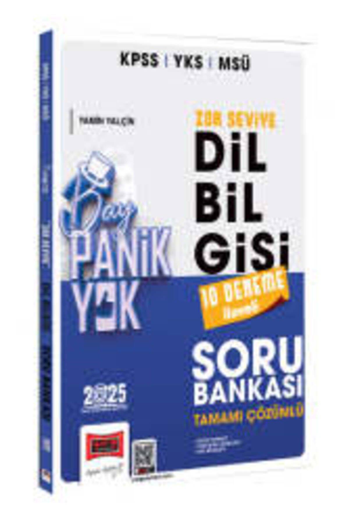 Yargı Yayınları Yargı Yayınları 2025 KPSS YKS MSÜ Tamamı Çözümlü Panik Yok Zor Seviye Dil Bilgisi Soru Bankası..