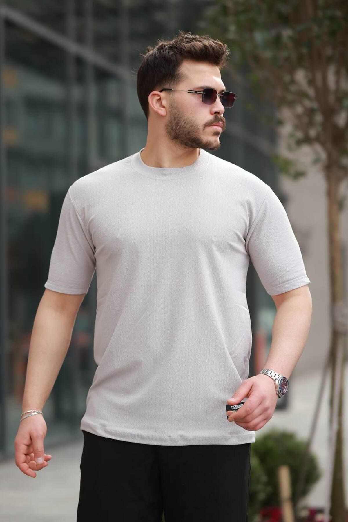 ROBERTO BORNOVA Node Desenli Jakarlı Tshirt