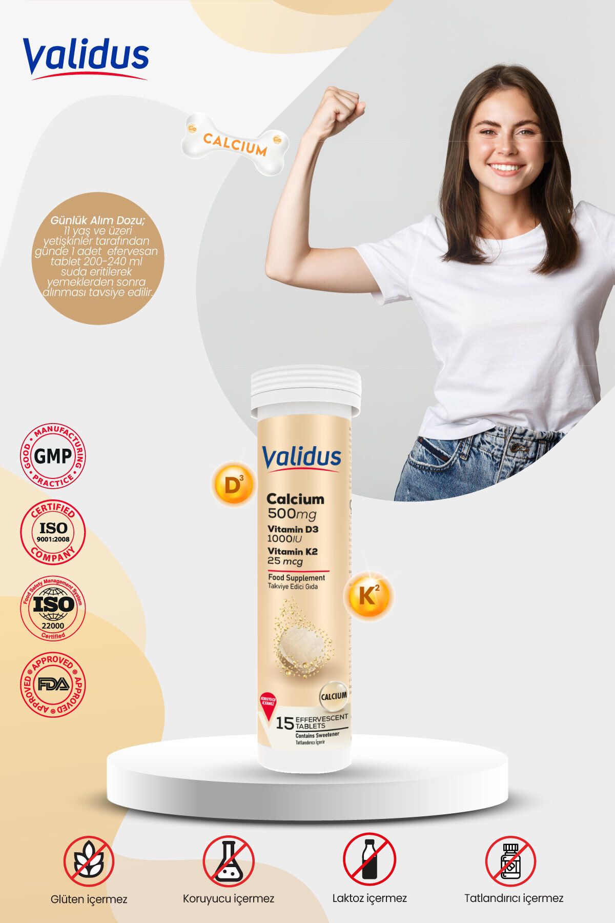Validus-Joint Support Set - Glucosamine - Silicium - Magnesium - D3 K2 - Calcium 7